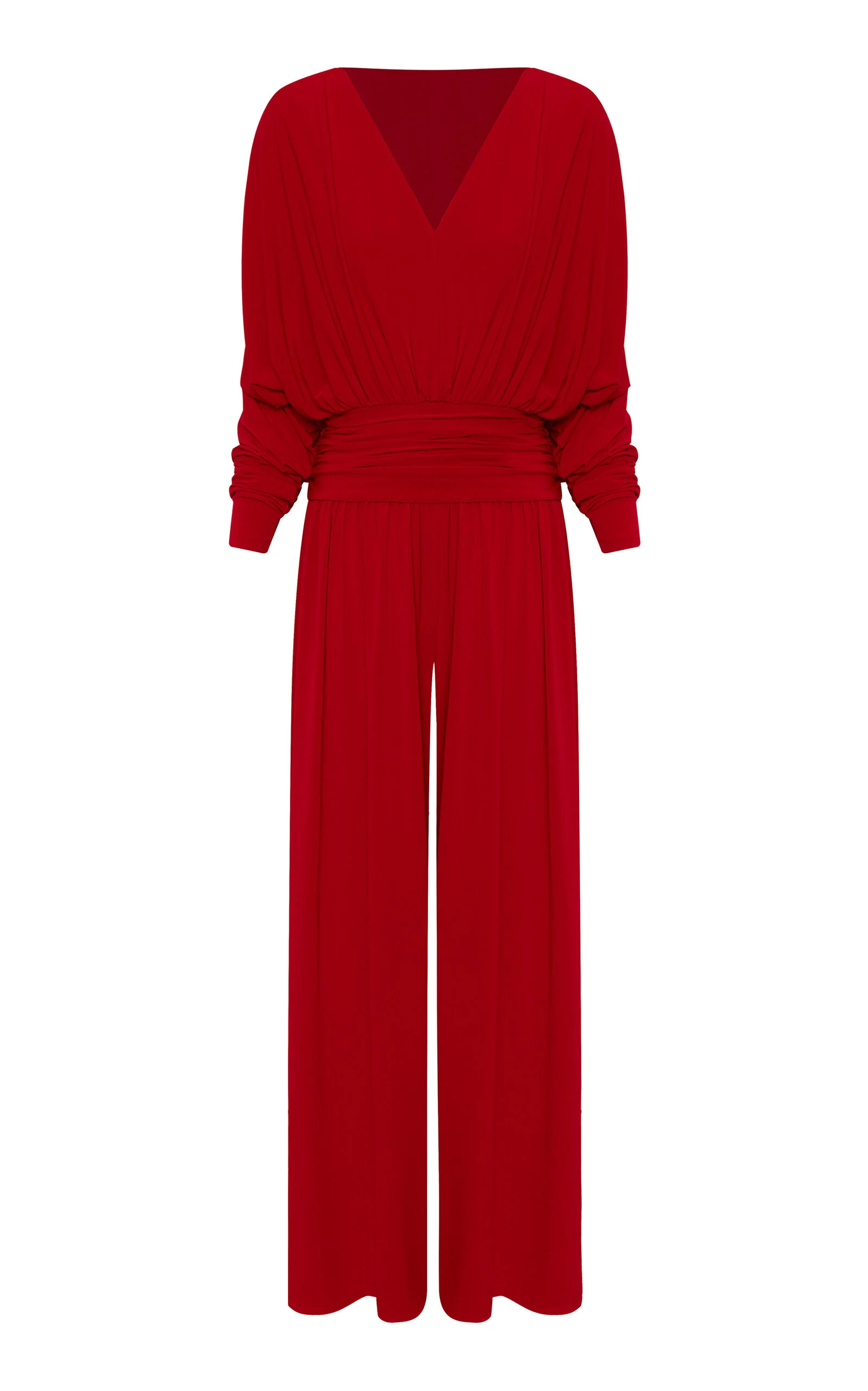 Comienzos Gathered Jumpsuit red - 1