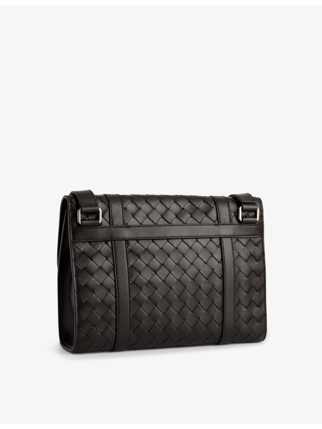 Flap leather cross-body bag - 4