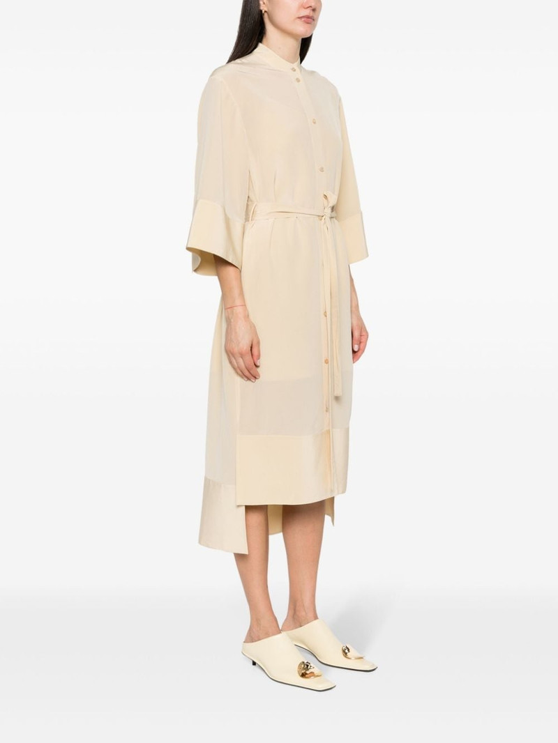 collarless silk dress 3