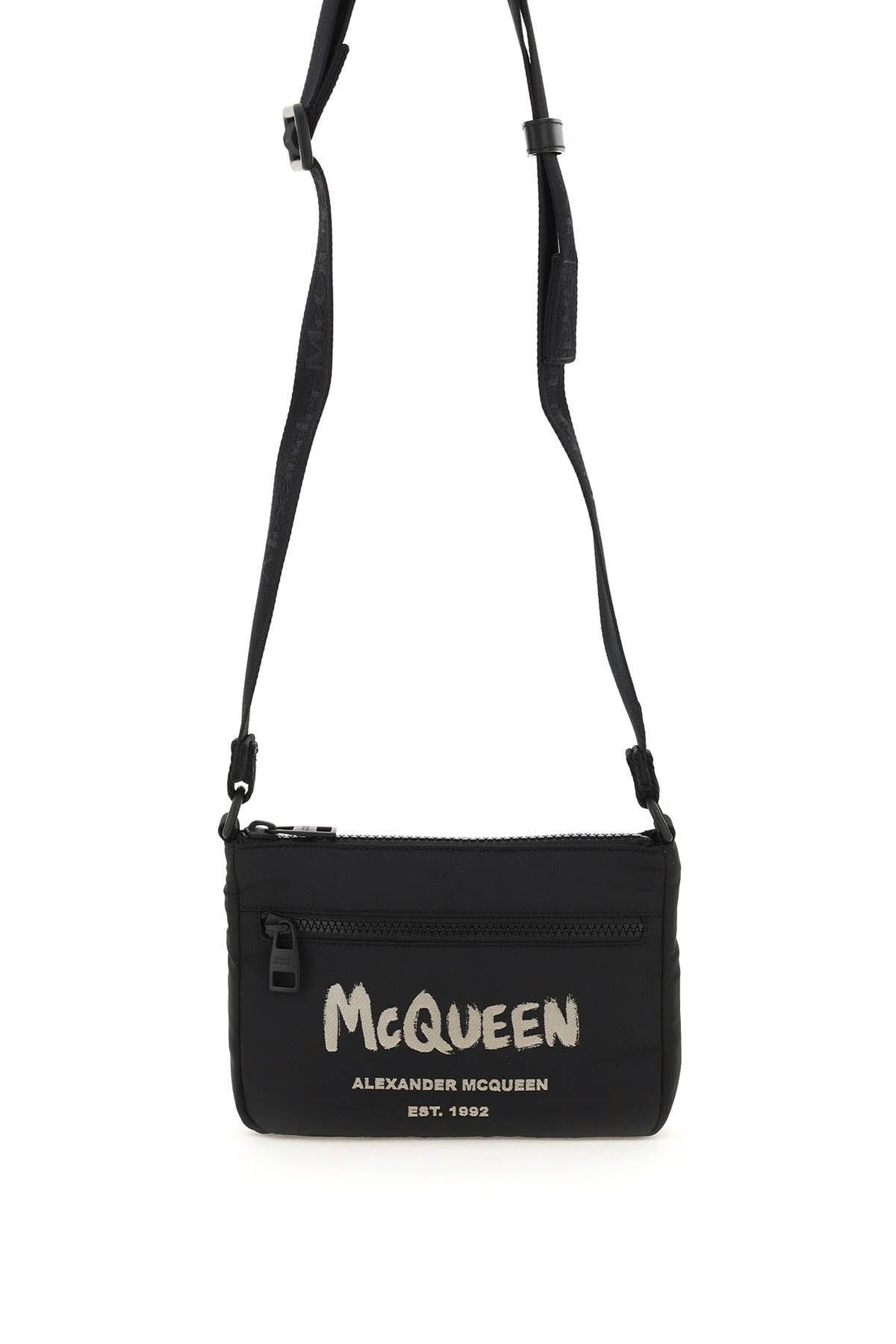 POLYFAILLE 'MCQUEEN GRAFFITI' CROSSBODY BAG - 1