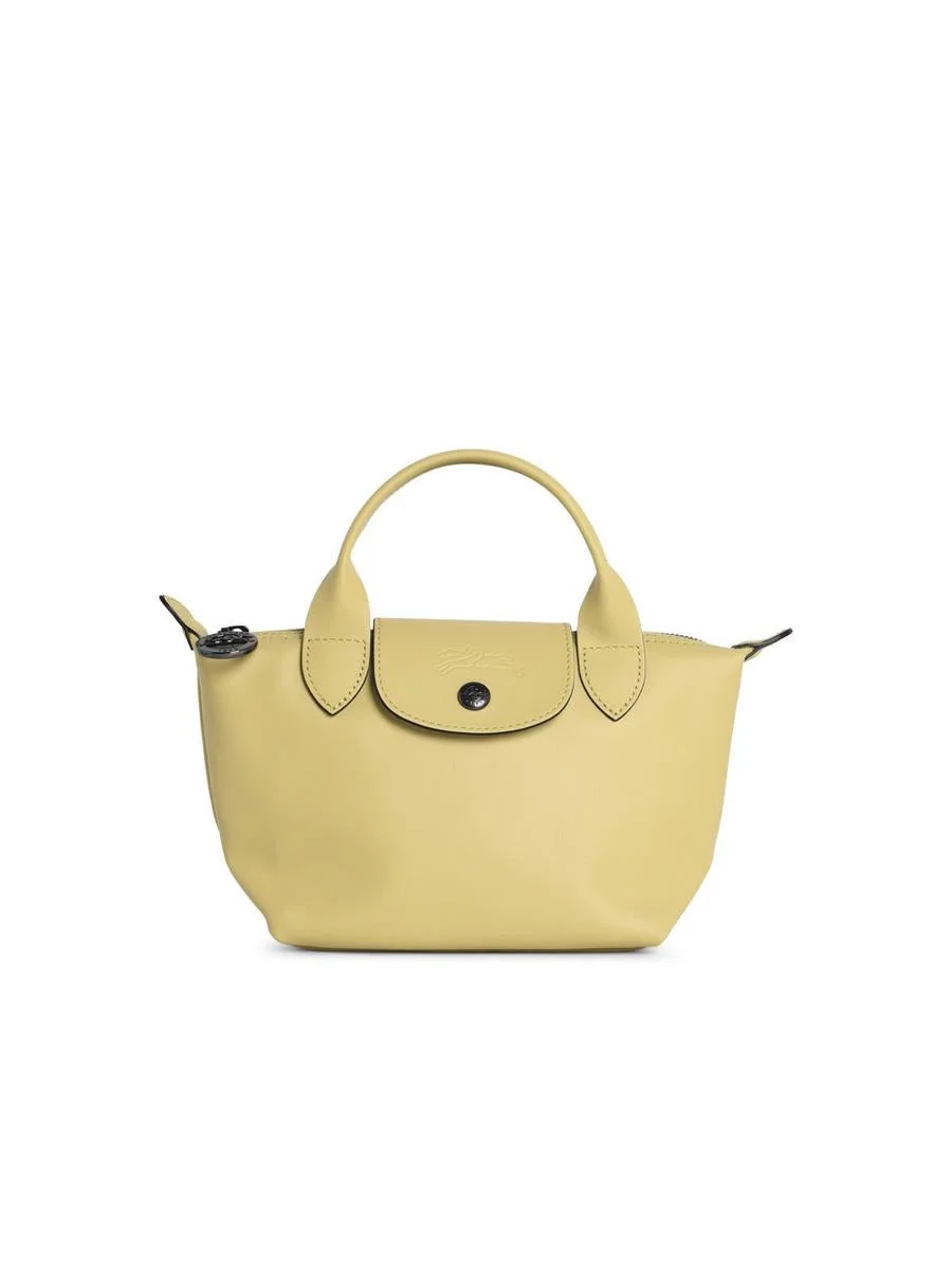 Longchamp Pistachio Leather Bag With 'Xs Le Pliage Xtra' Handle - 1