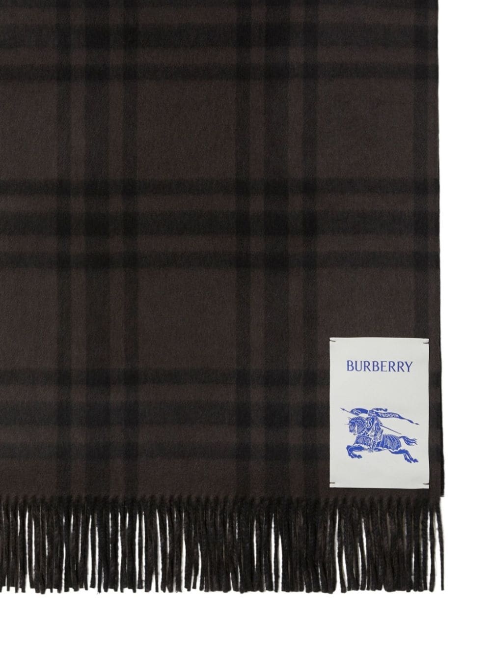 EKD checked cashmere scarf - 2