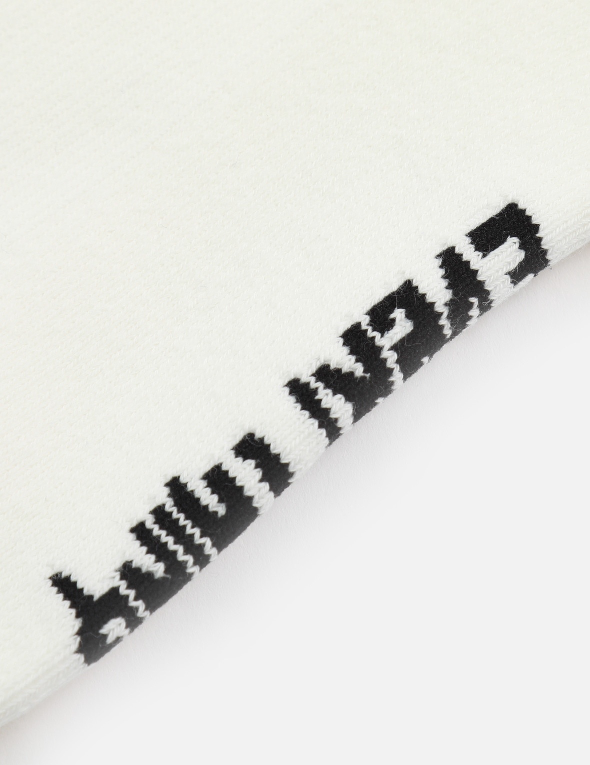 KAMON AND SLOGAN JACQUARD LONG SOCKS - 3