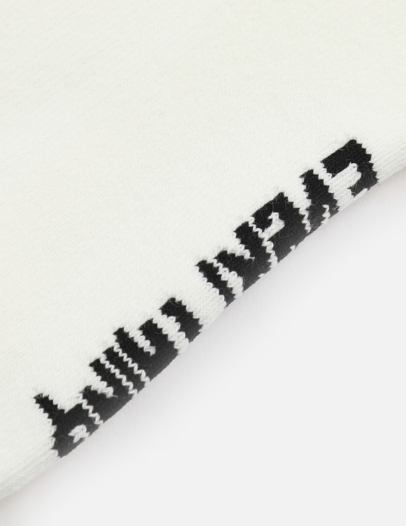 KAMON AND SLOGAN JACQUARD LONG SOCKS 3