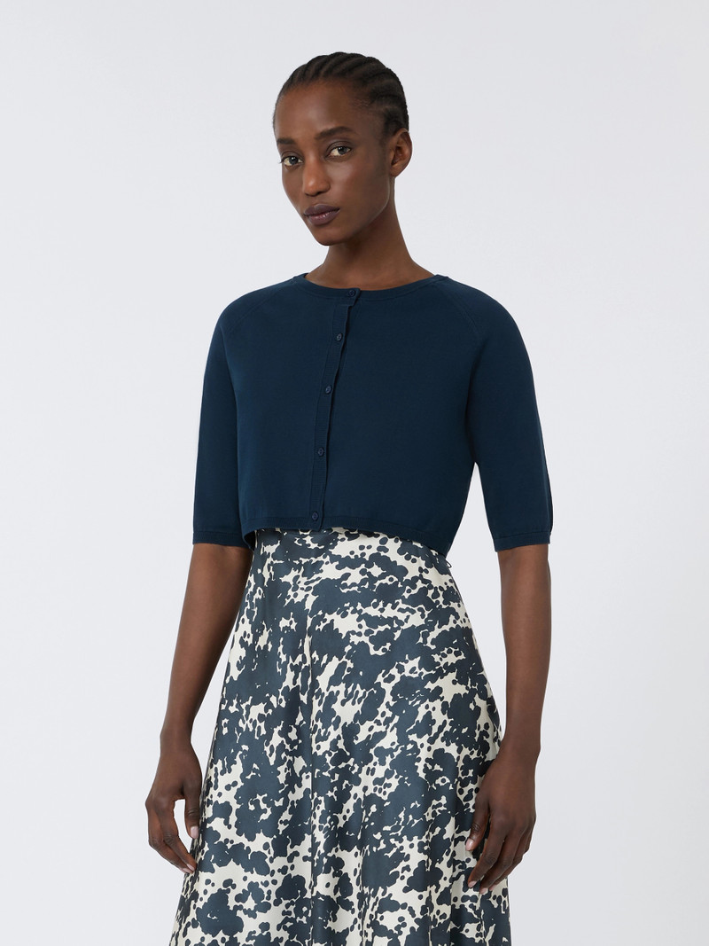 PAM Cotton yarn shrug - ULTRAMARINE 3