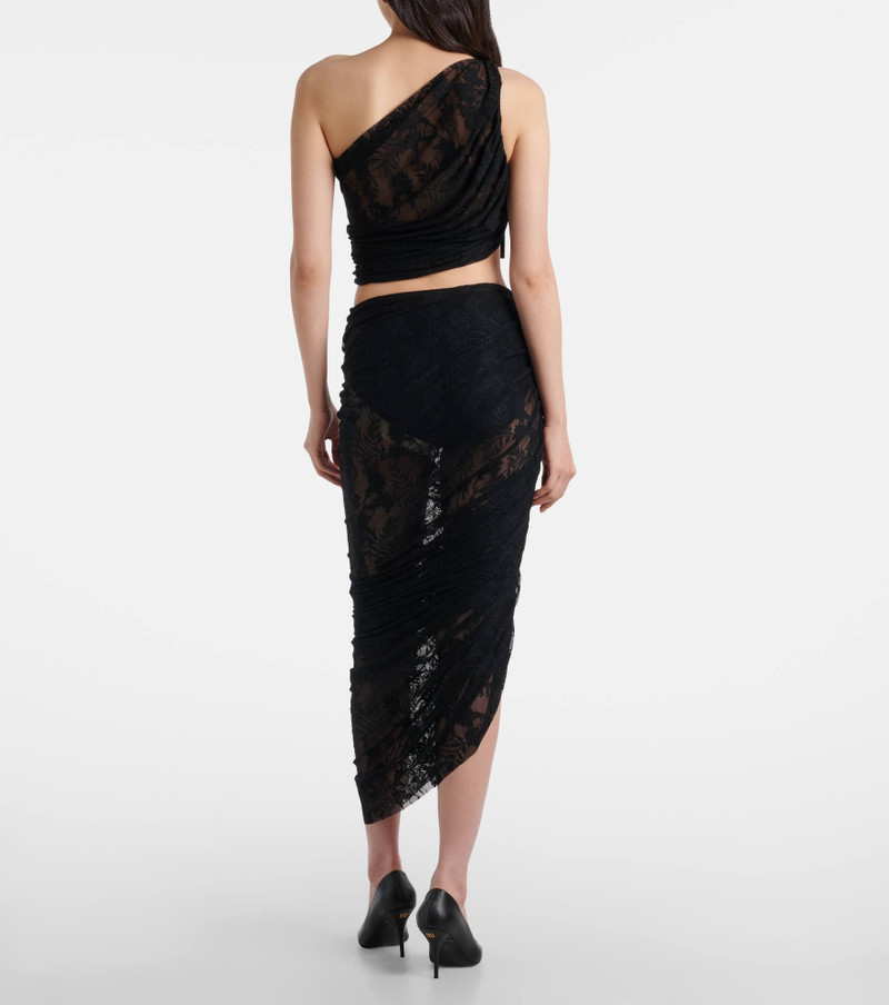 Diana asymmetric lace midi skirt 3