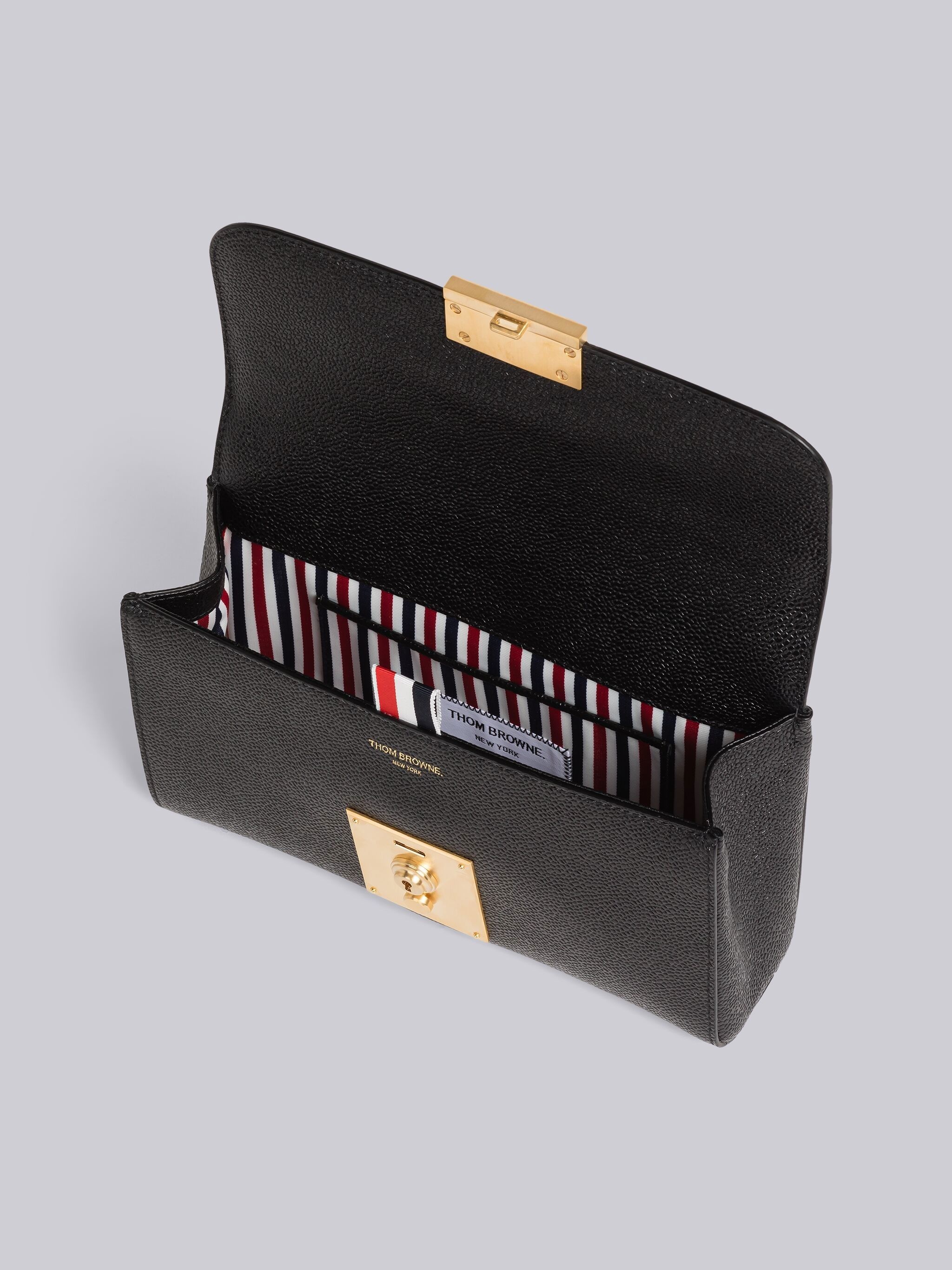 Black Calf Leather Mrs. Thom Belt Bag - 5