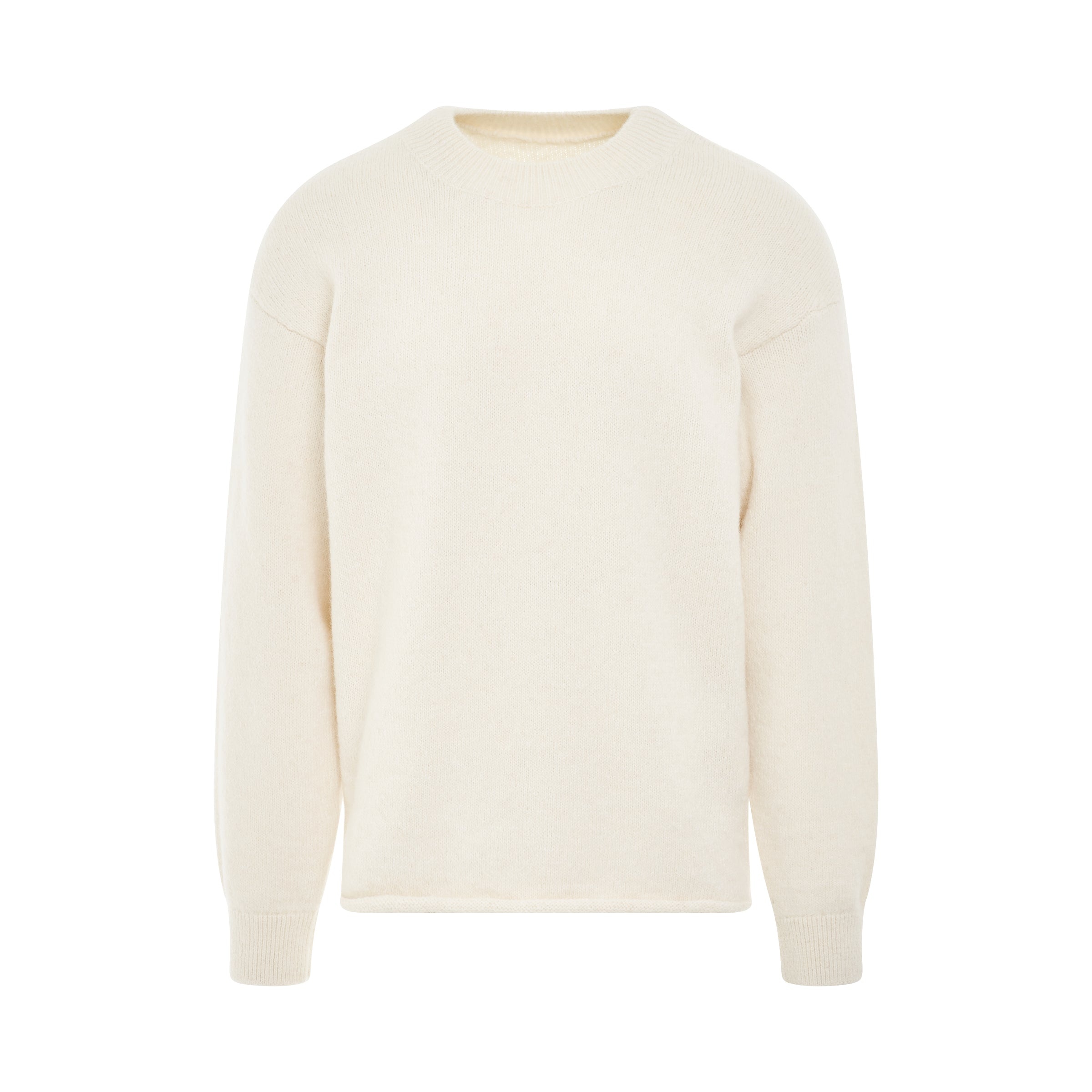 Jacquemus Knit Sweater in Light Beige - 1