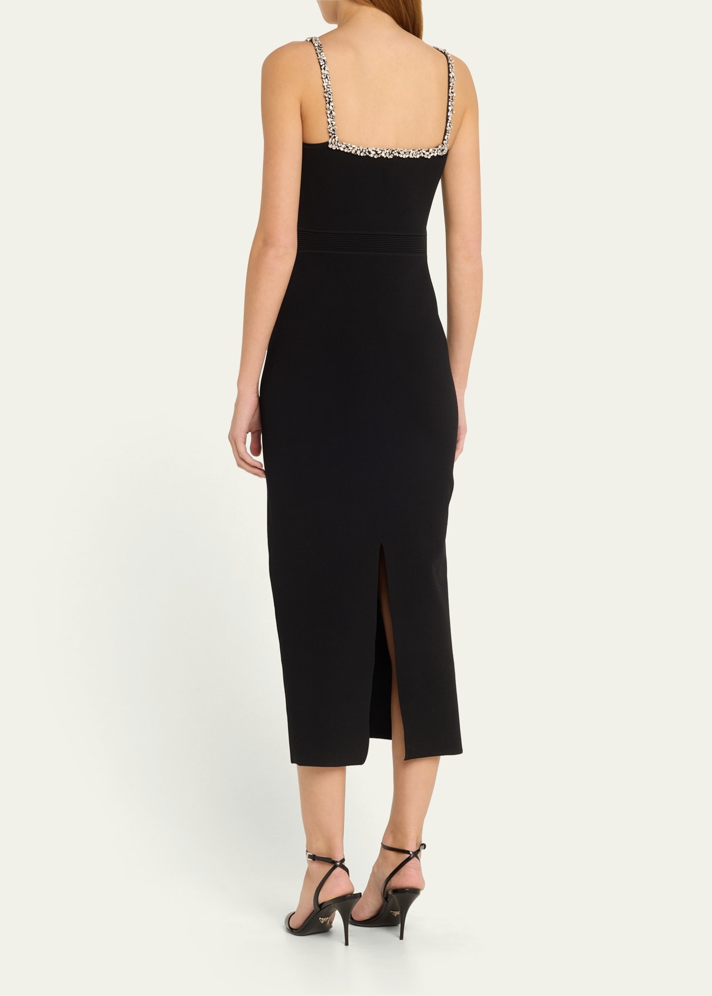 Marci Crystal-Embellished Midi Tank Dress - 3