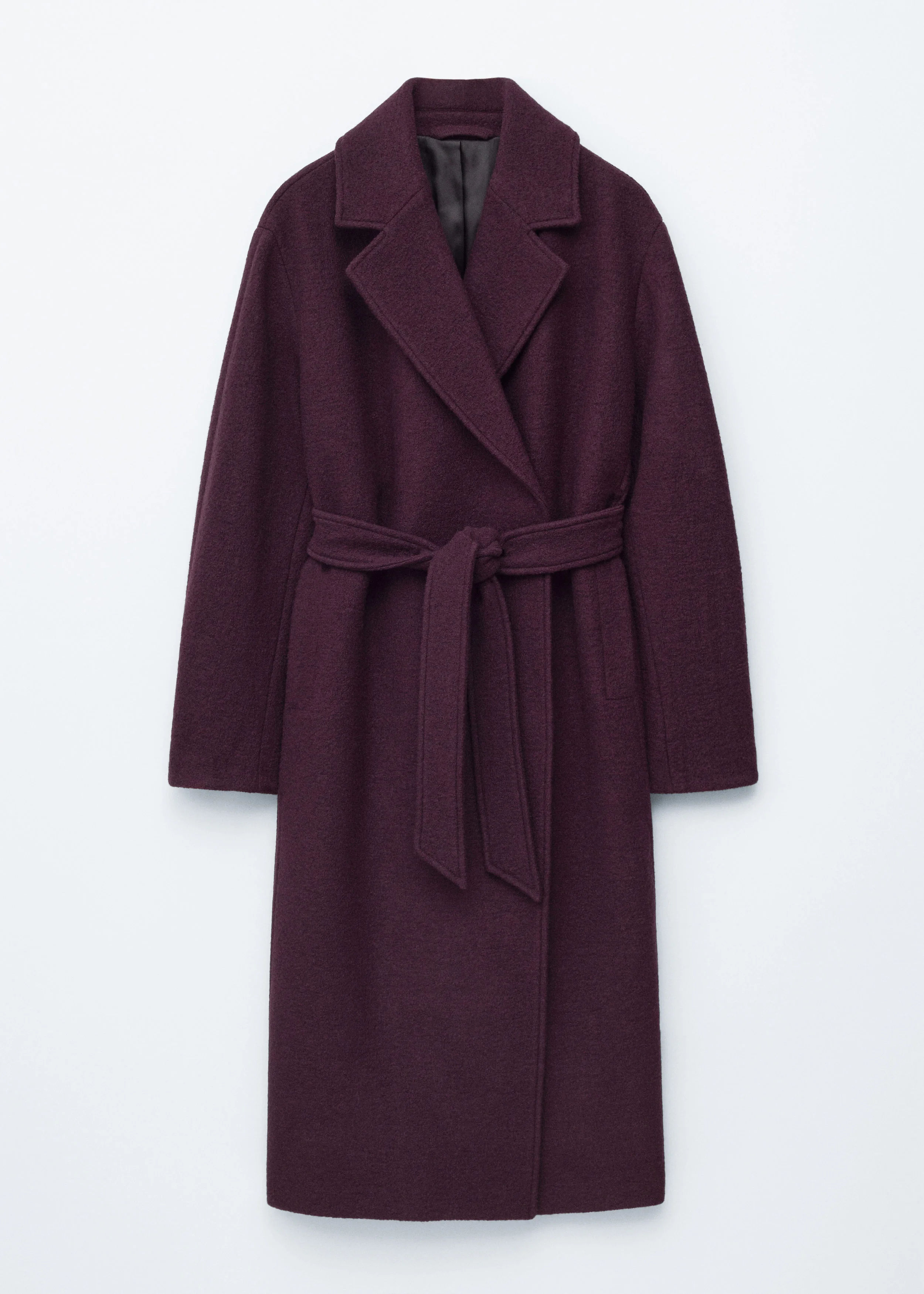 Voluminous Belted Wool Coat - 1