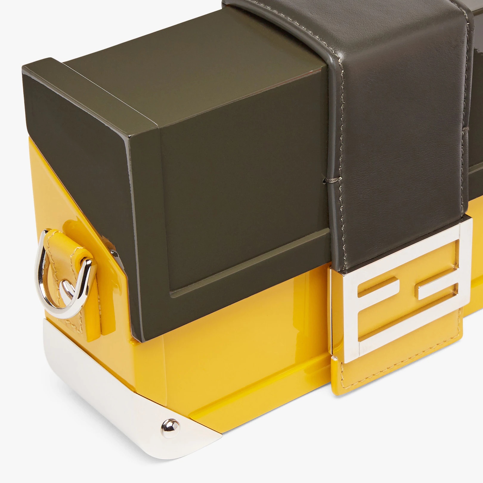 Two-toned plexiglass and leather bag - 5