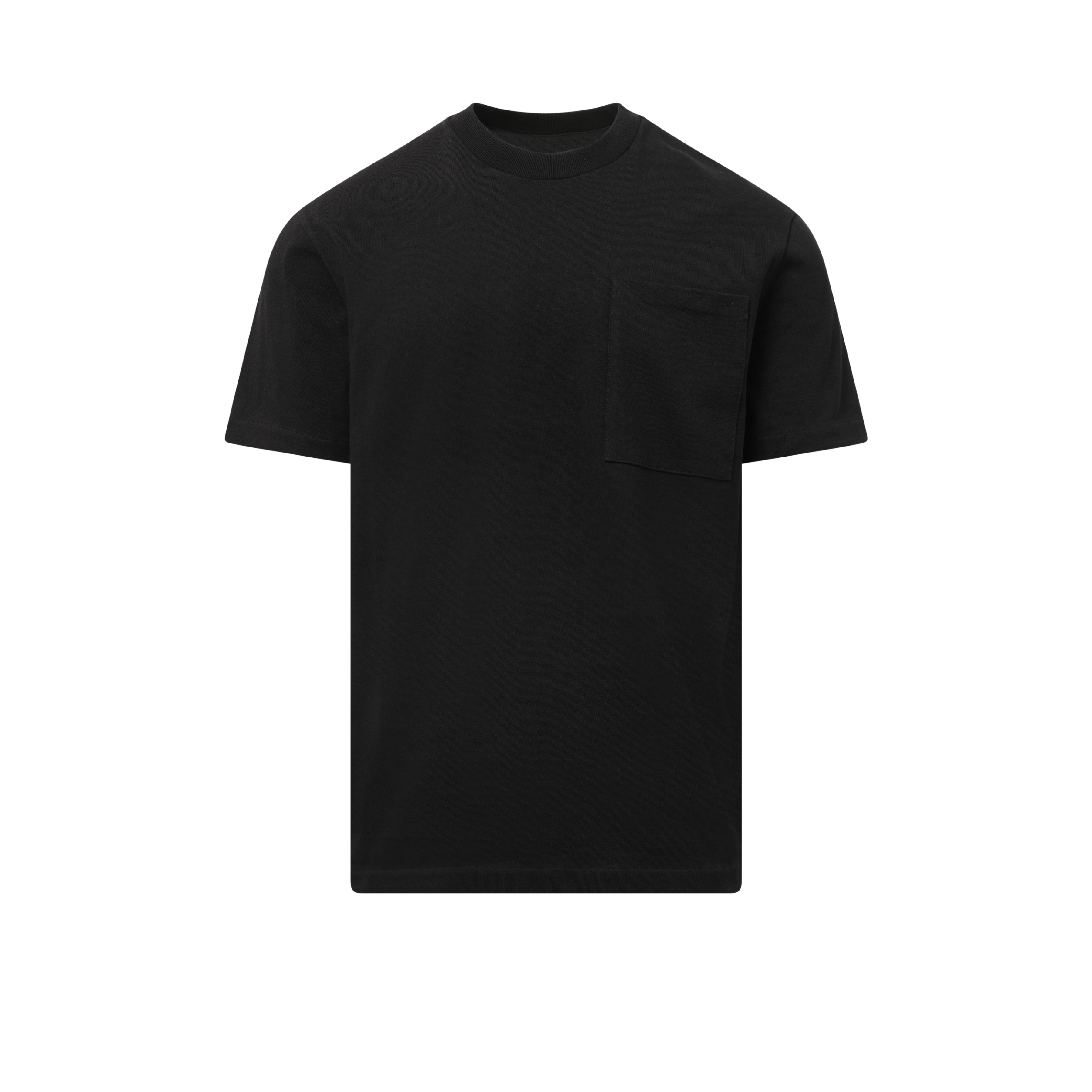 Logo Flag Pocket T-Shirt in Black - 2