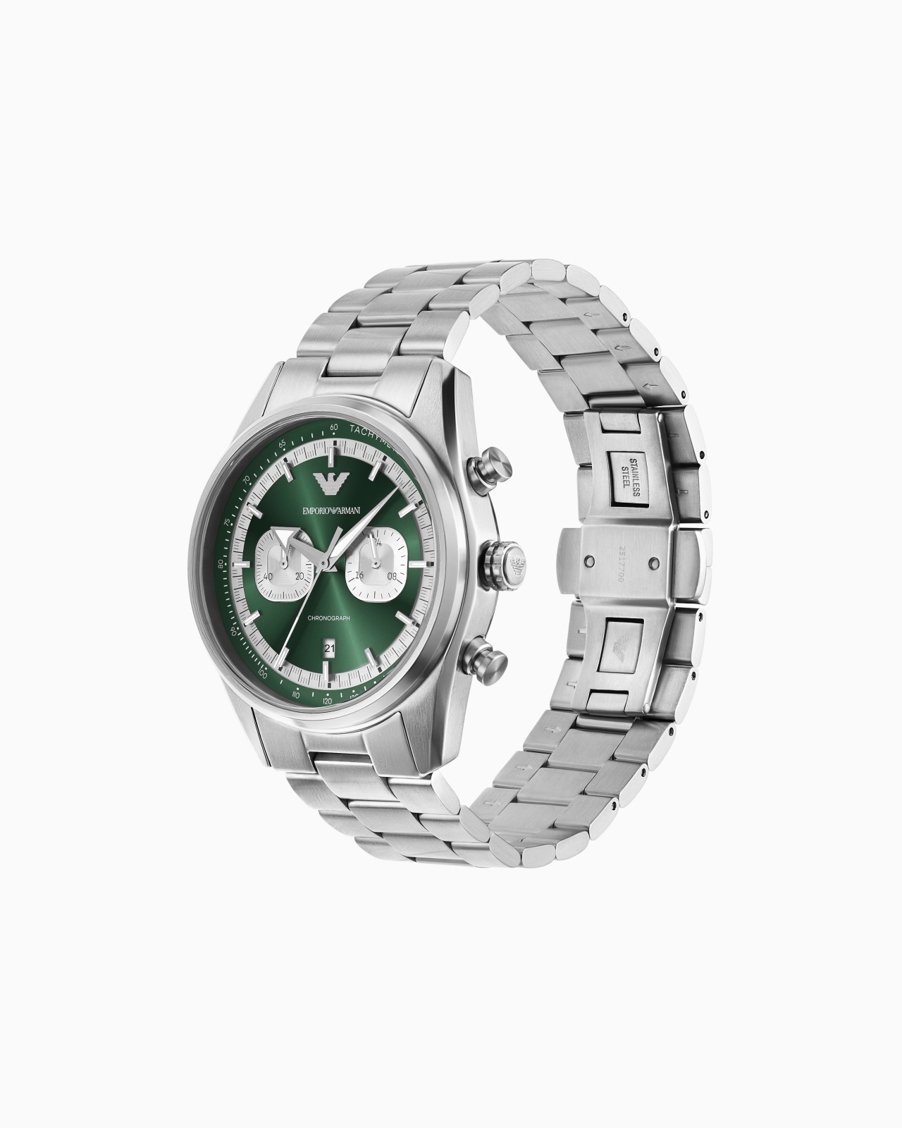 CHRONOGRAPH STAINLESS STEEL WATCH - 2
