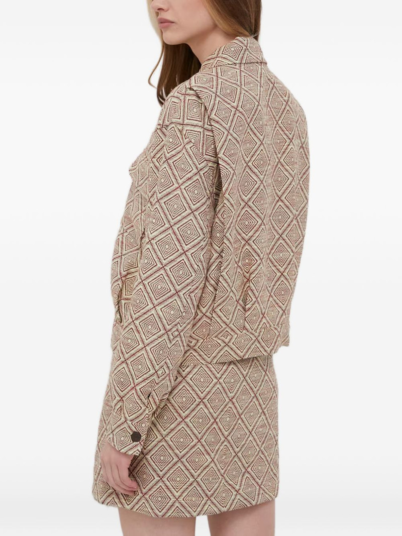 patterned buttoned jacket 3