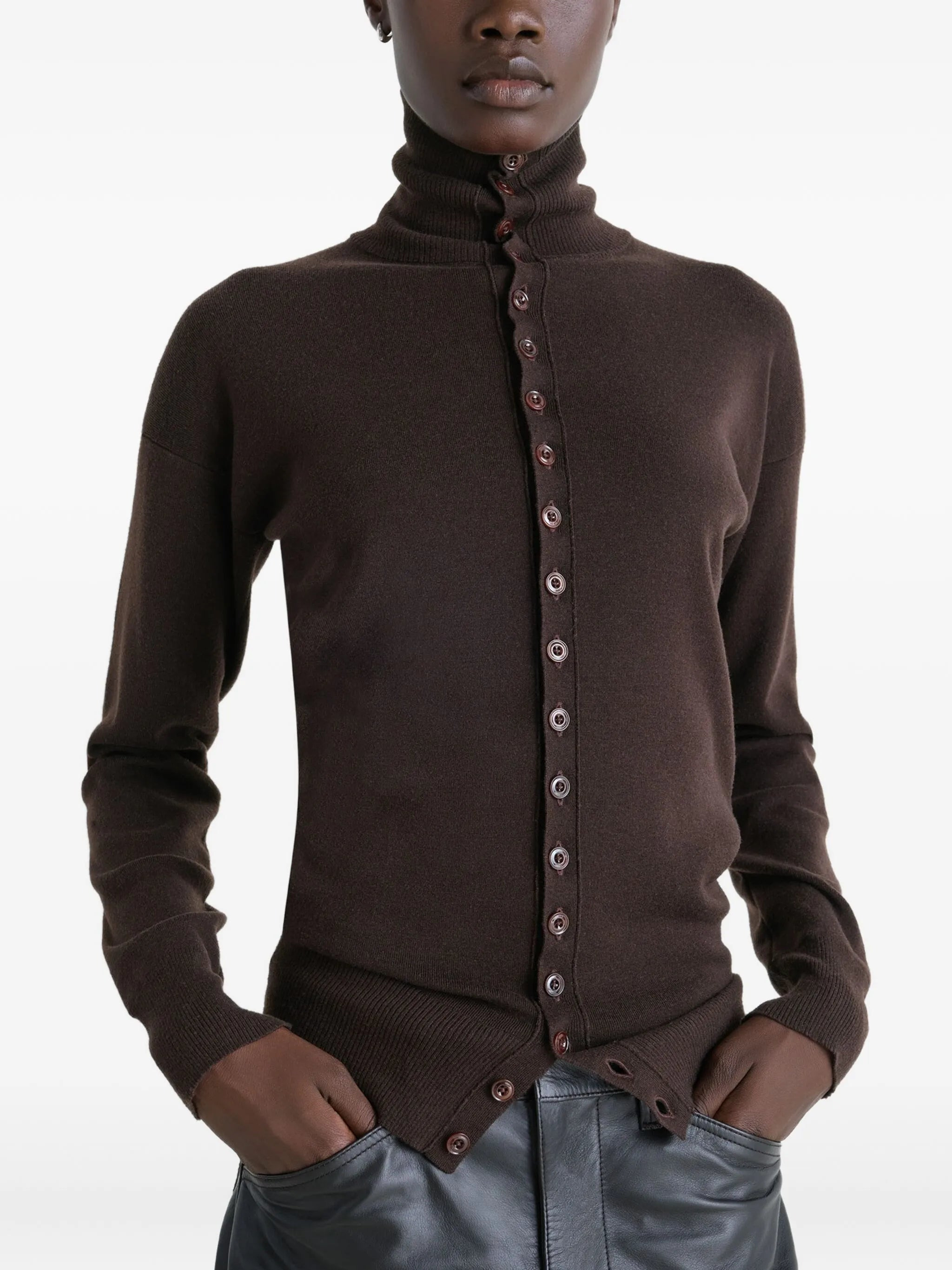 Lemaire High-neck Cardigan - 2