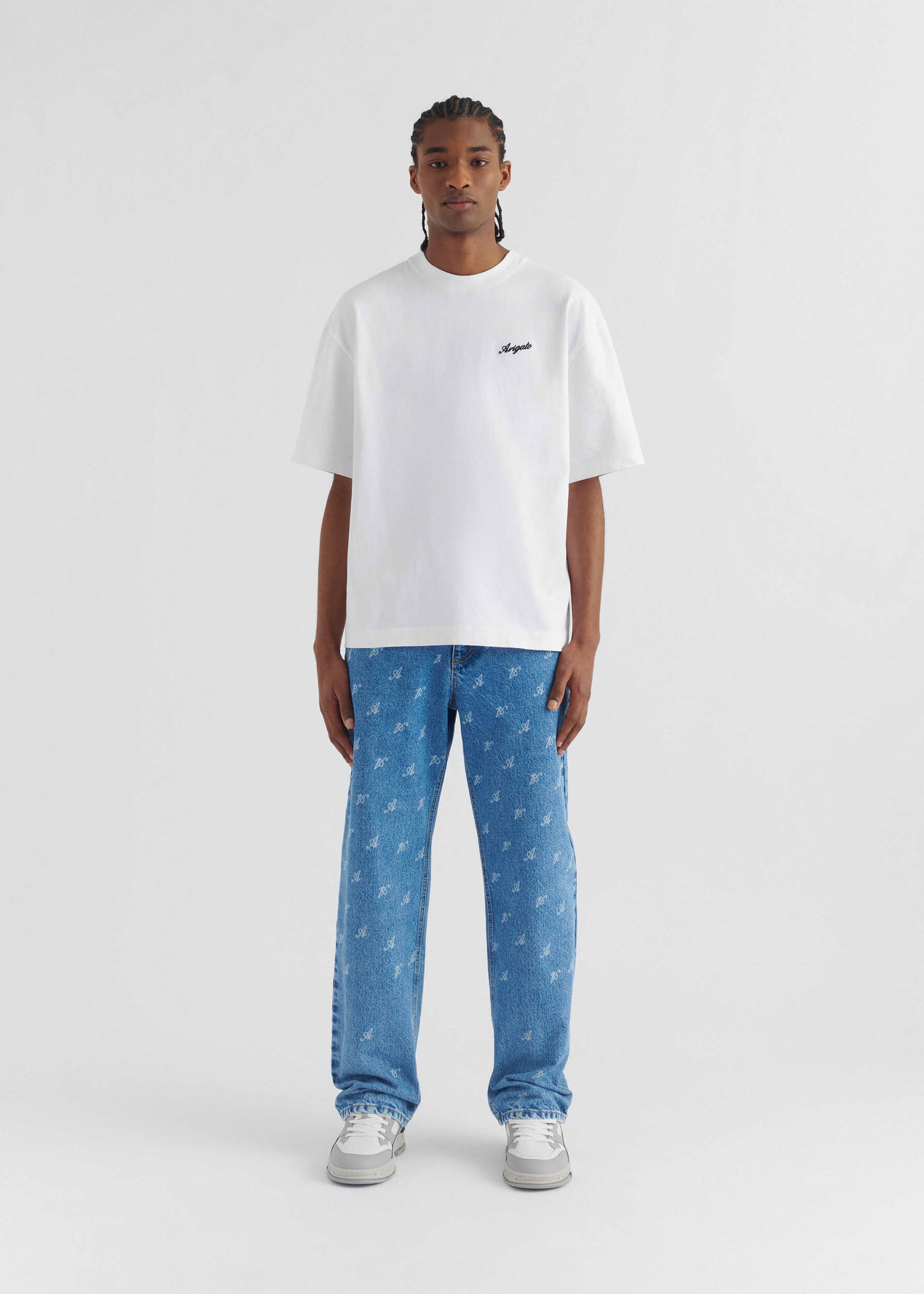 Faded Signature Zine Jeans - 4