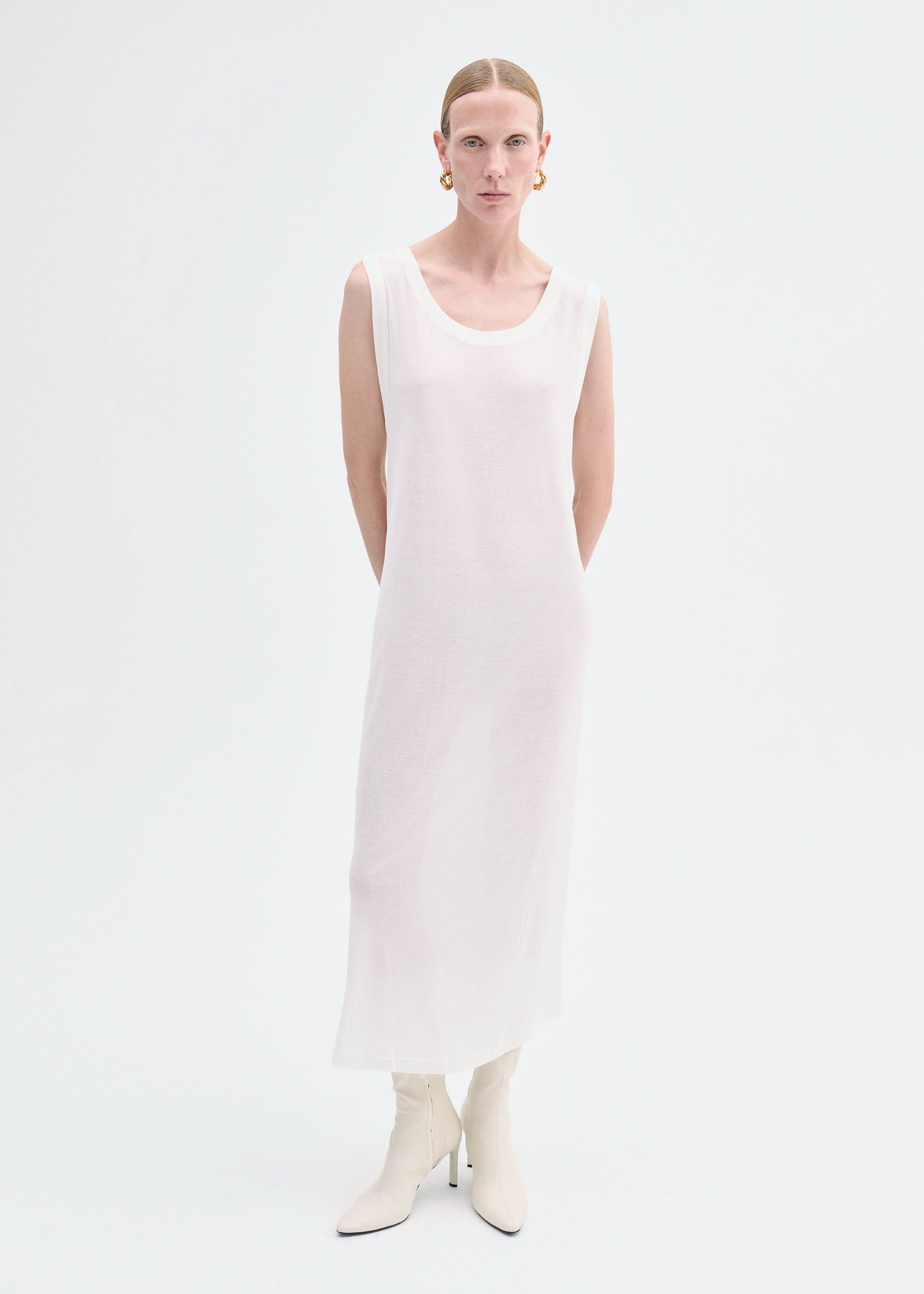 Tank Dress in Slub Jersey - 2