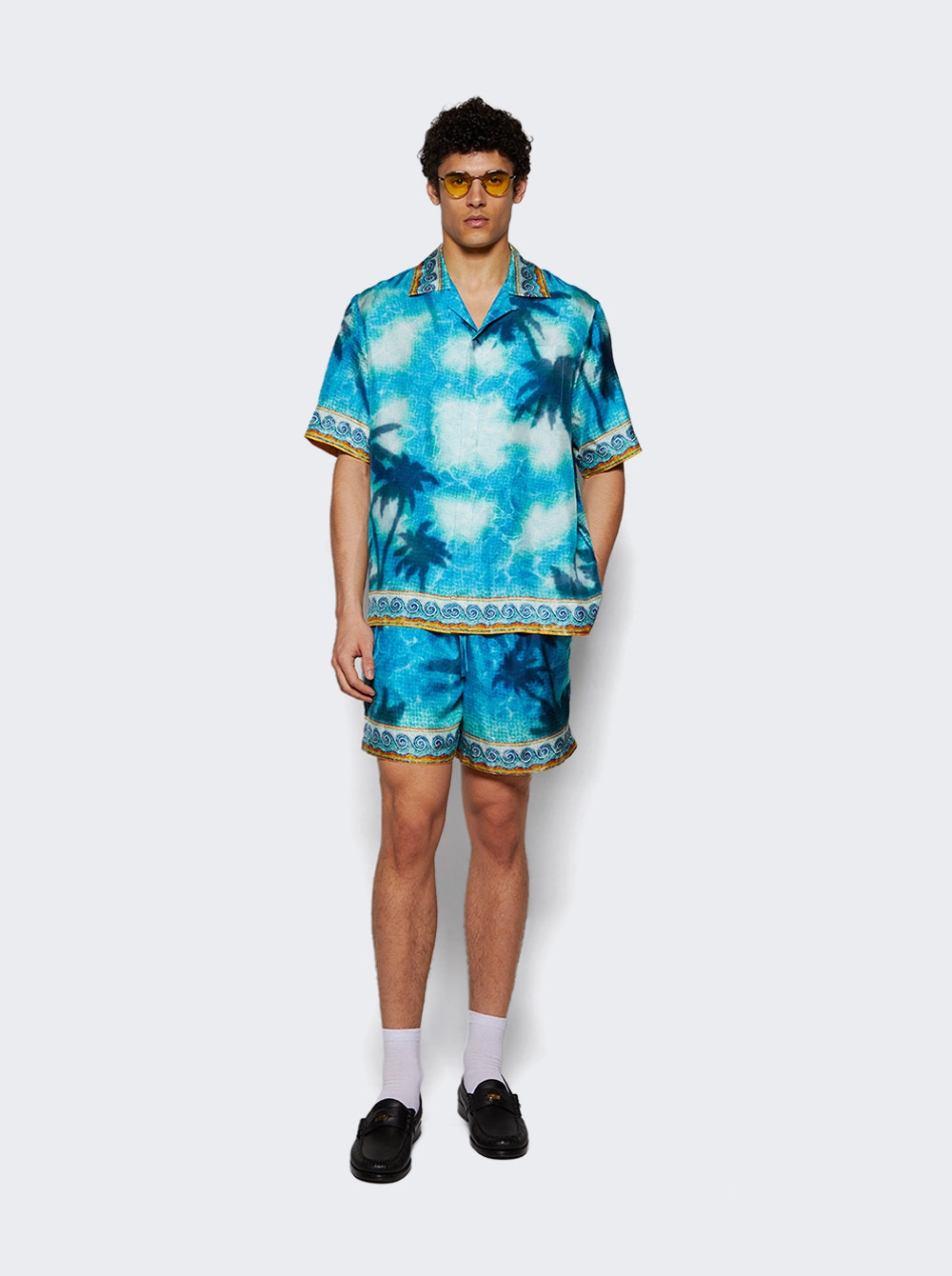 Caustics Emblem Shorts Turquoise - 5
