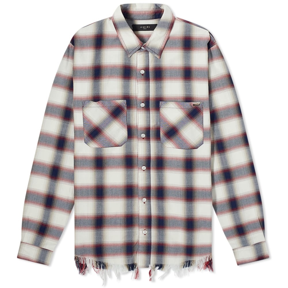 Amiri Logo Flannel Shirt - 1