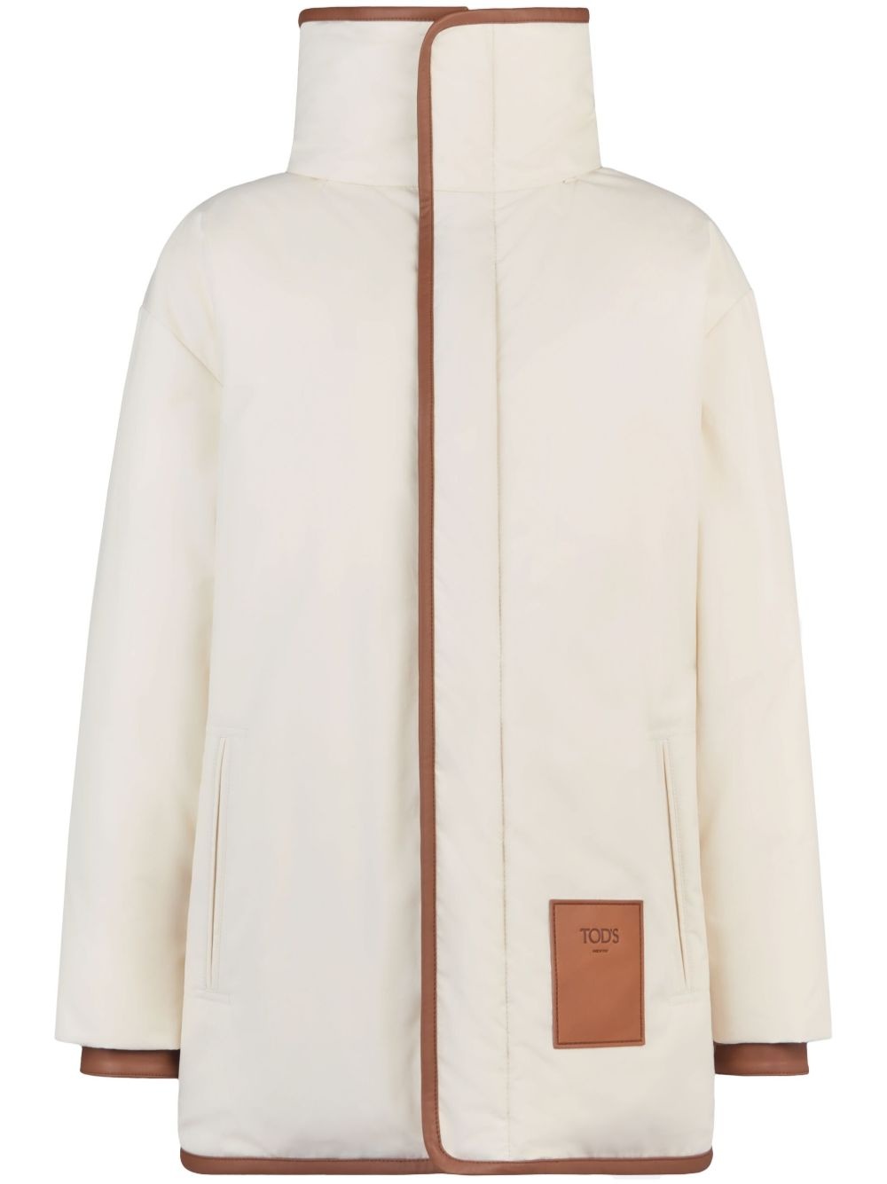 logo-patch coat - 1
