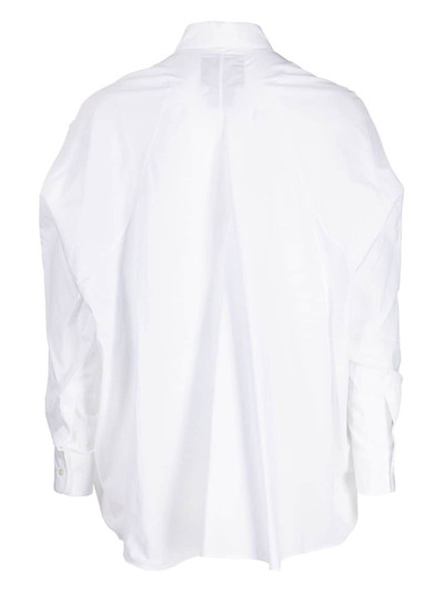 Fumito Ganryu tailored cotton-poplin shirt outlook