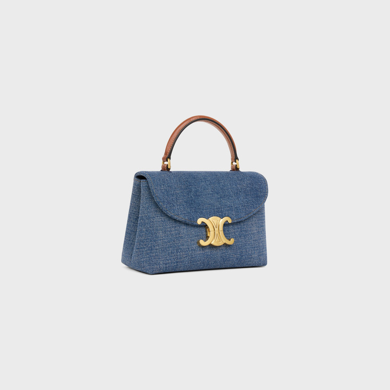 CELINE TEEN NINO BAG IN DENIM outlook