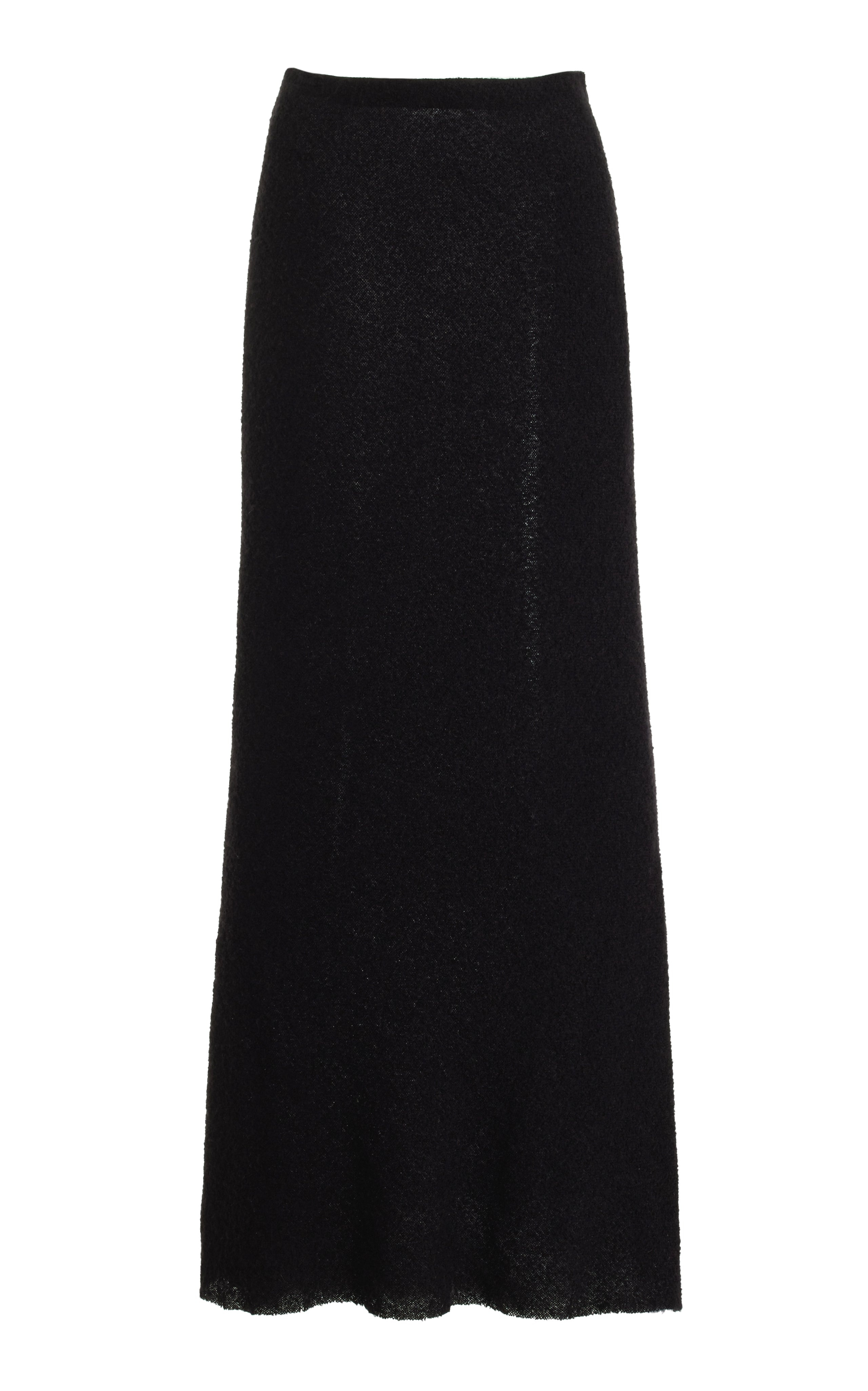 Belo Skirt in Black Boucle Gauze - 1
