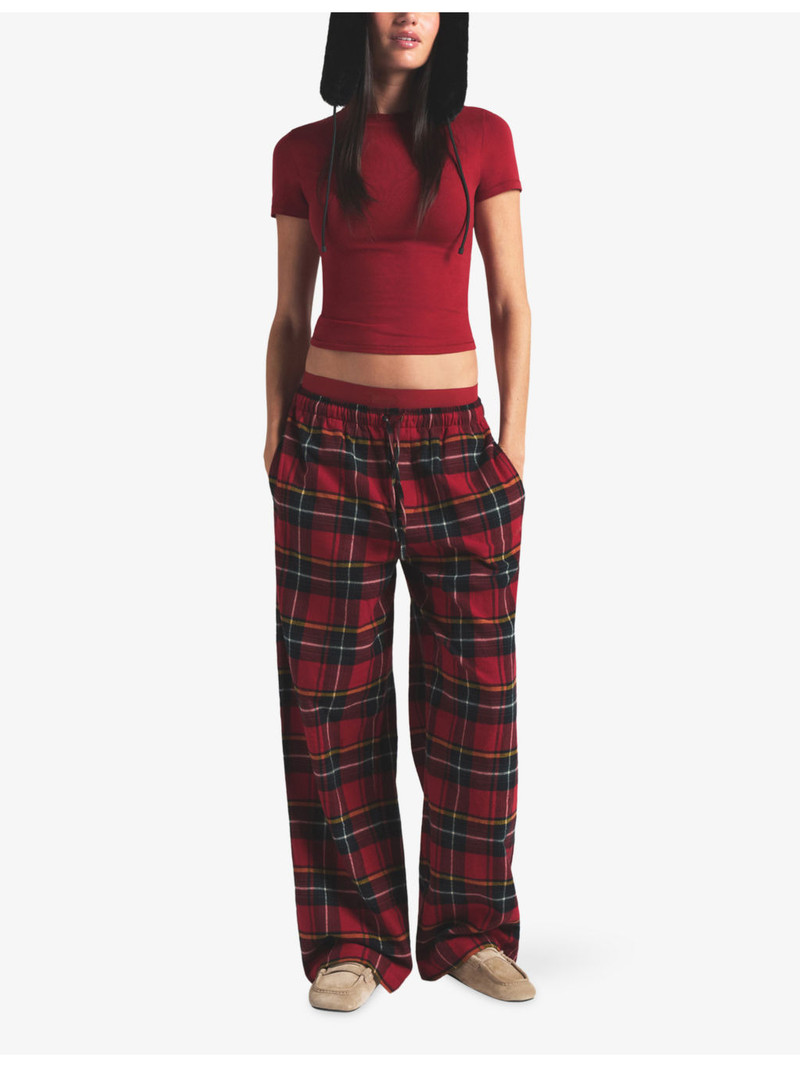 SKIMS Slim-Fit Round-Neck Stretch-Cotton T-Shirt outlook