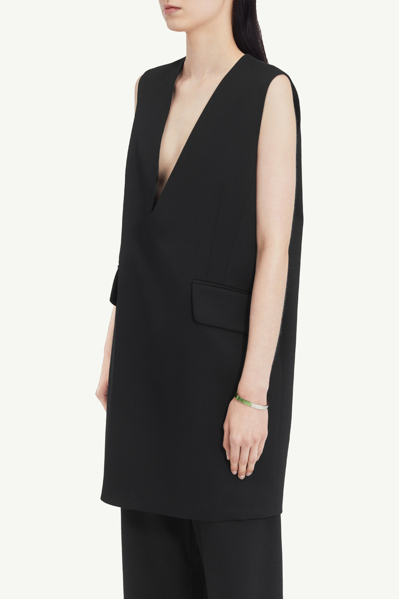 Tailoring Wool Mini Dress 4