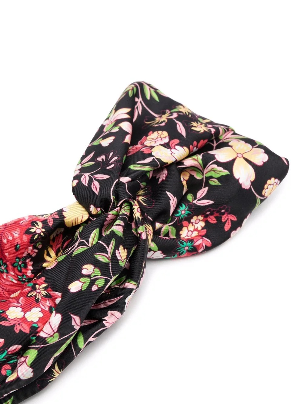 twisted floral-print headband - 3