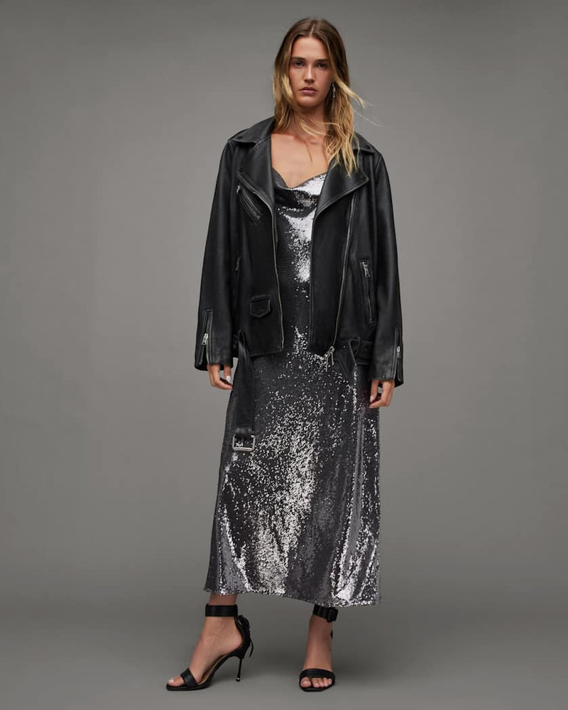 BILLIE OVERSIZED LEATHER BIKER JACKET 4