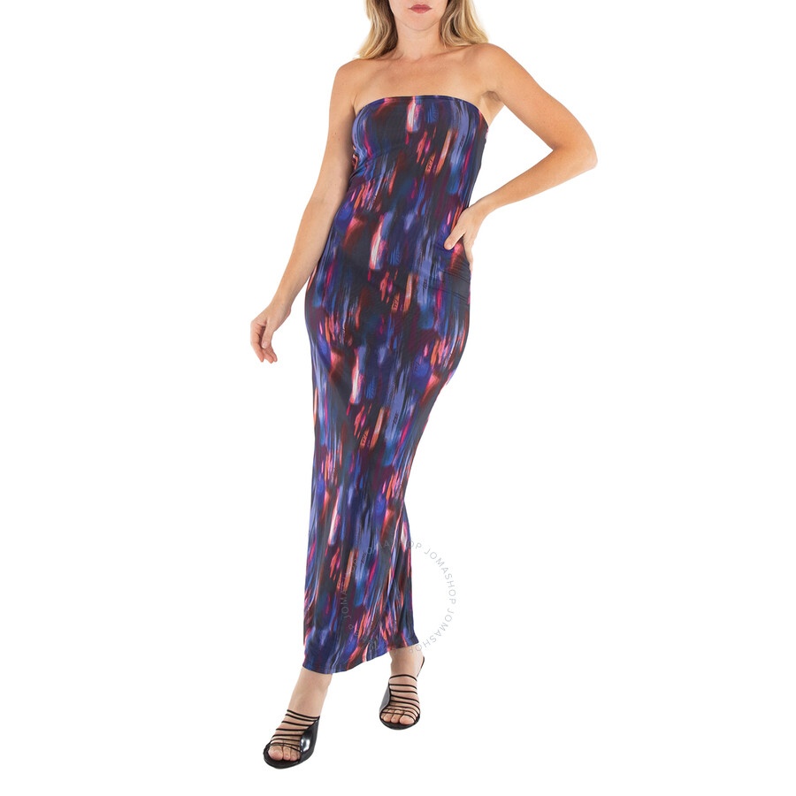Rotate Multicolor Printed Maxi Tube Dress - 4