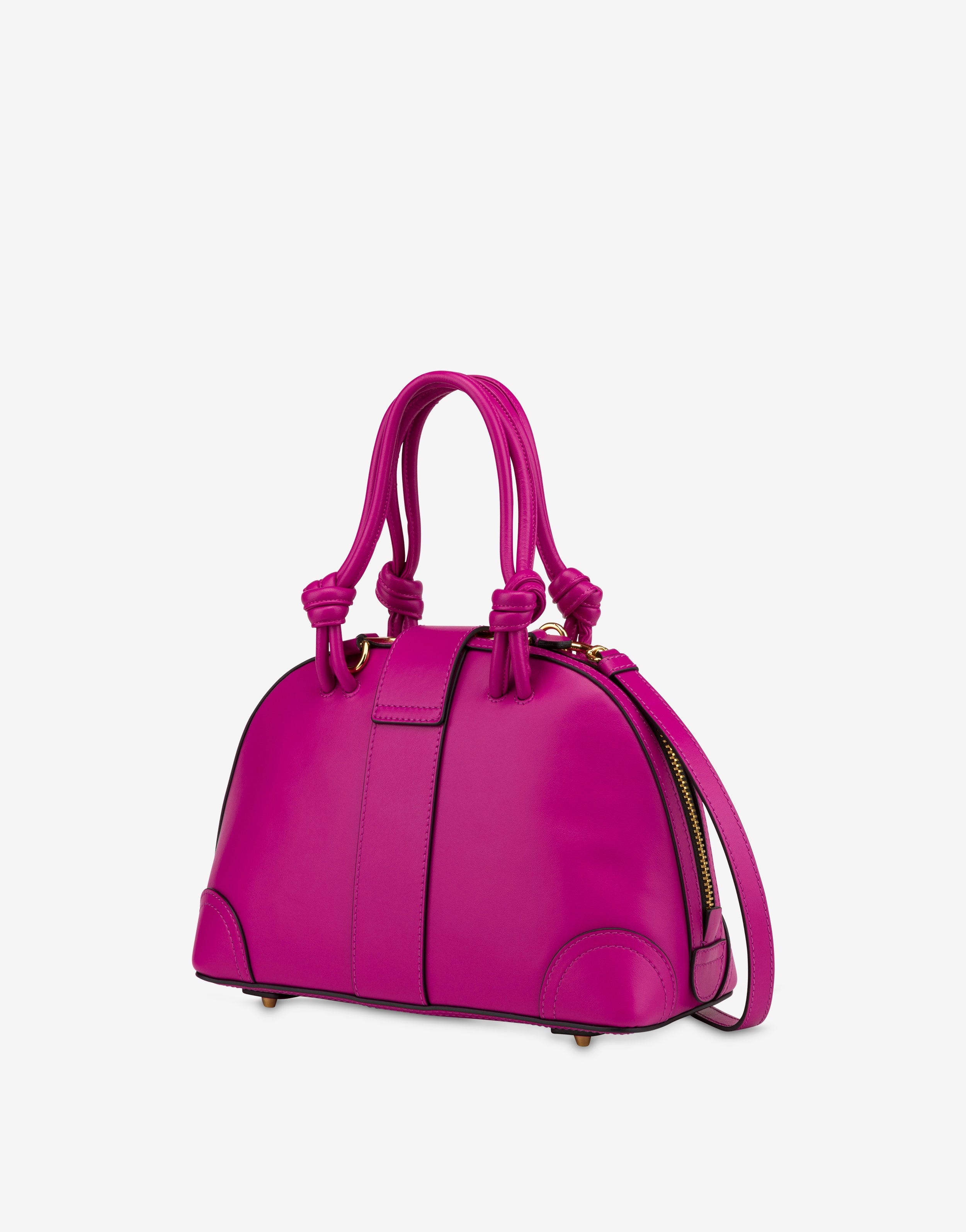 CALFSKIN KNOTS BOWLING BAG - 2