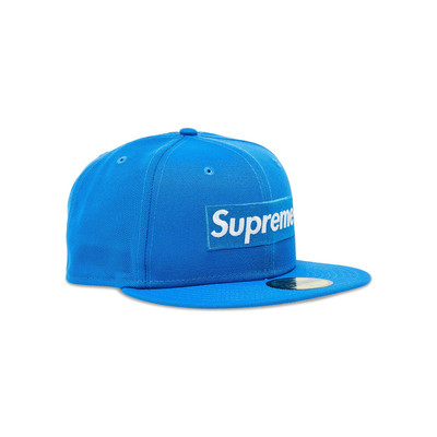 Supreme Supreme Sharpie Box Logo New Era 'Blue' outlook