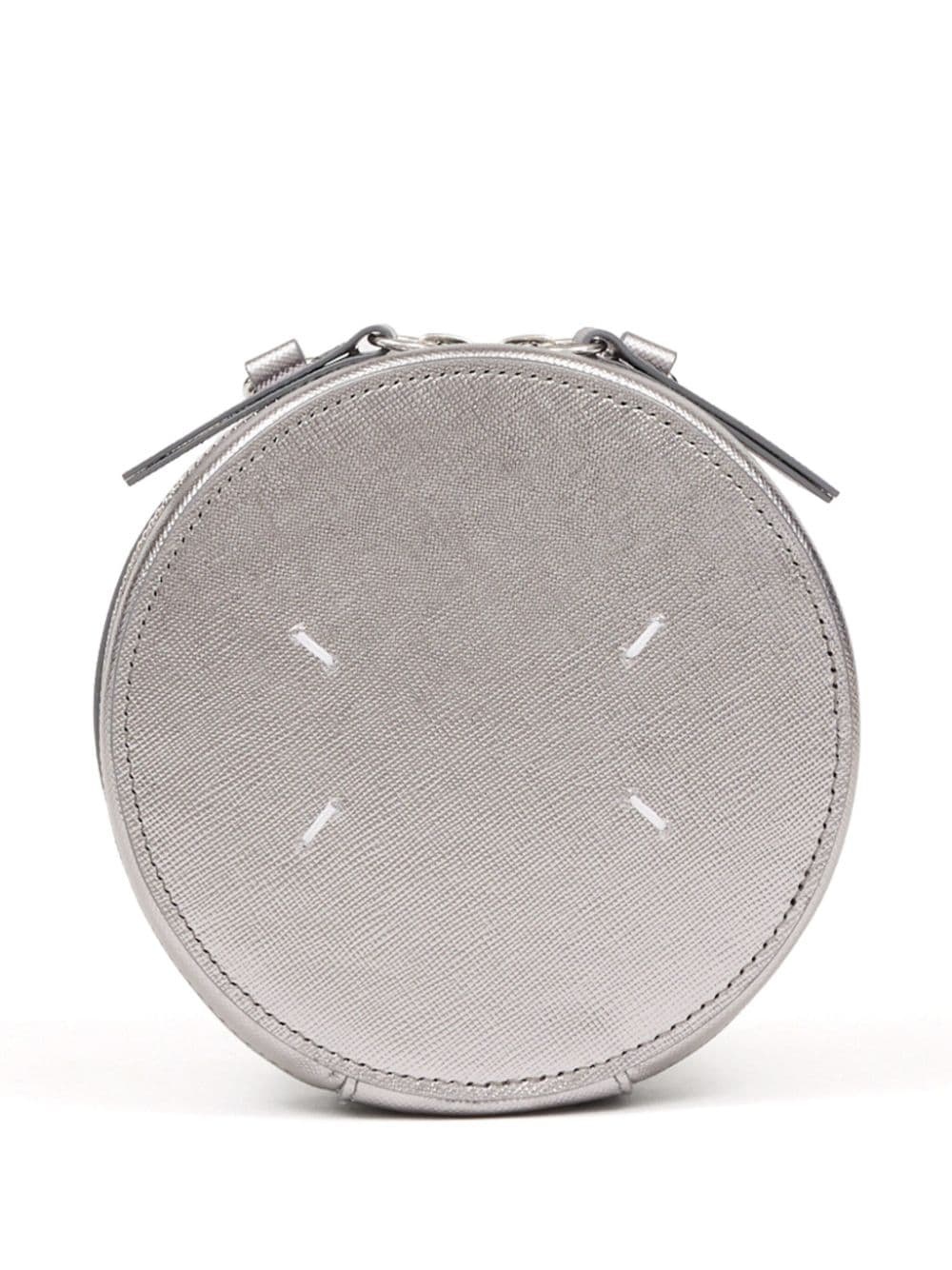 circle mini leather bag - 4
