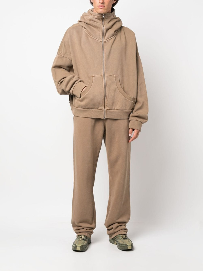 entire studios zip-fastening cotton hoodie outlook