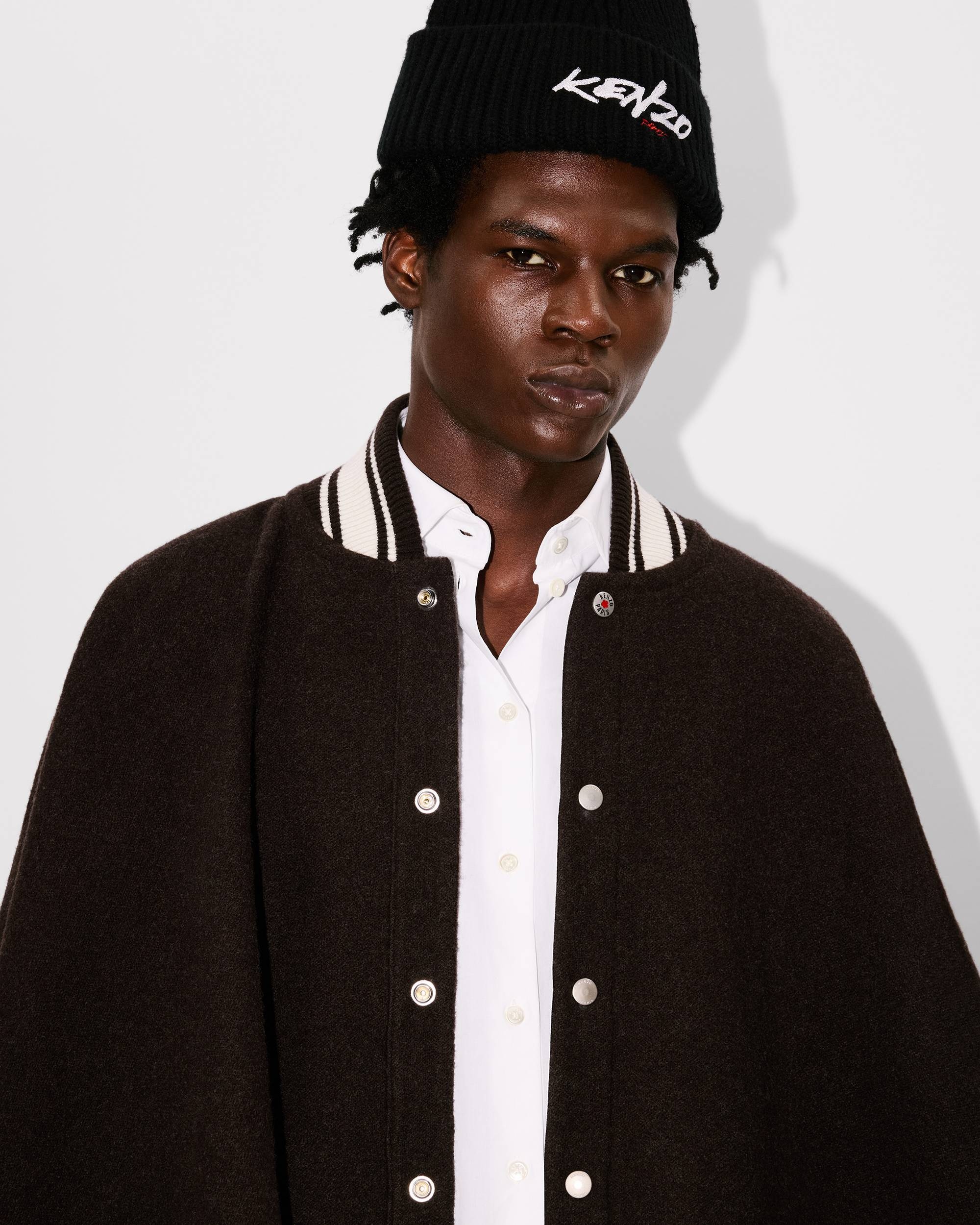 'Kenzo x Futura 2000' poncho in wool - 10