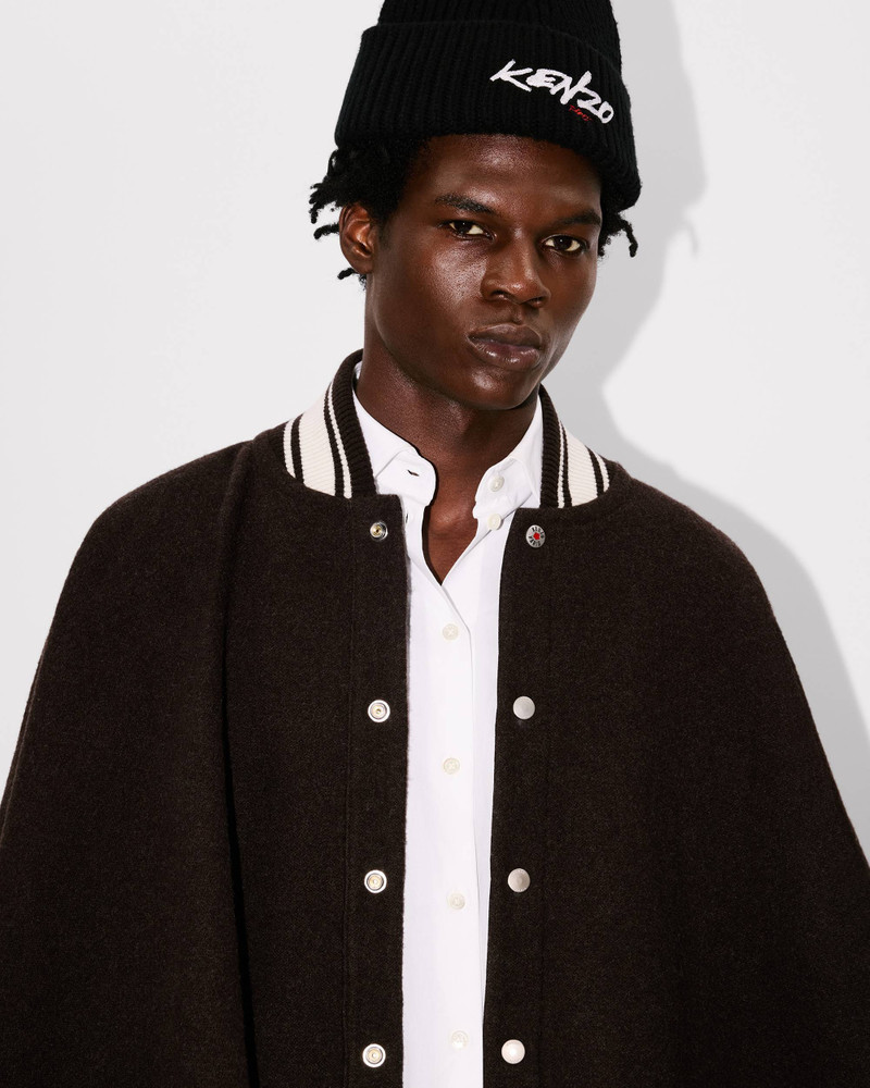 'Kenzo x Futura 2000' poncho in wool 10