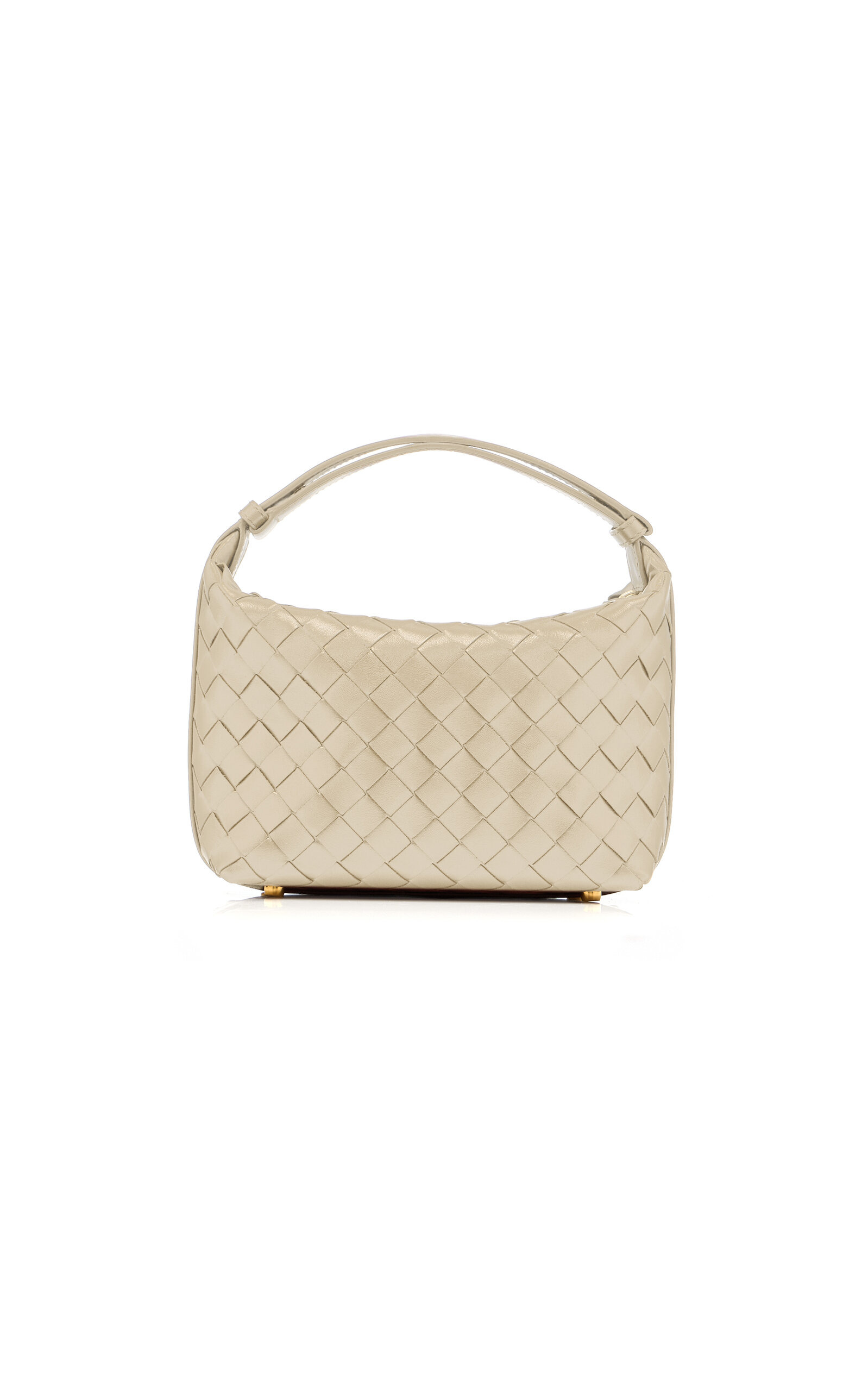 Wallace Intrecciato Leather Mini Bag white - 4