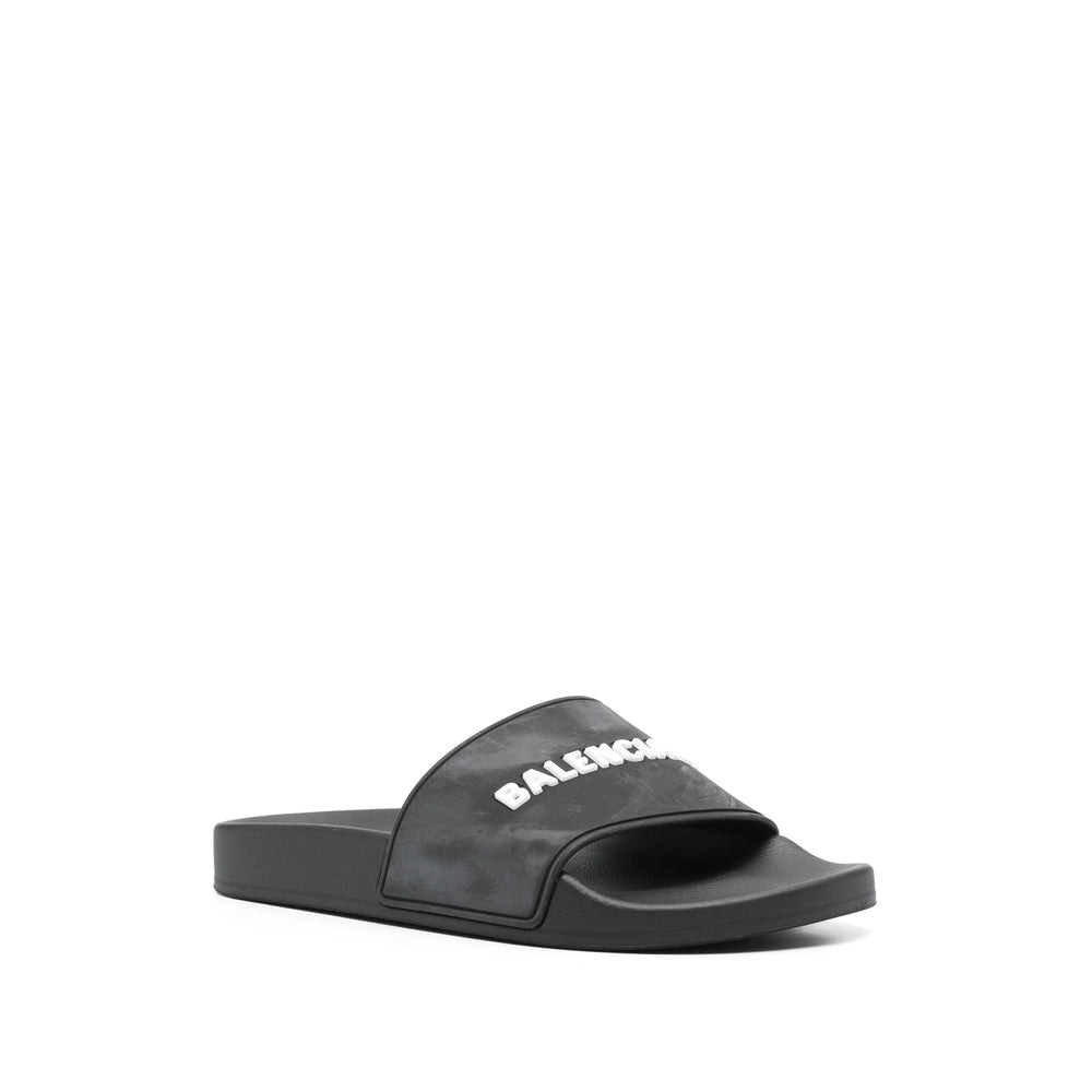 Balenciaga Black Flip-Flops & Slides Women - 2