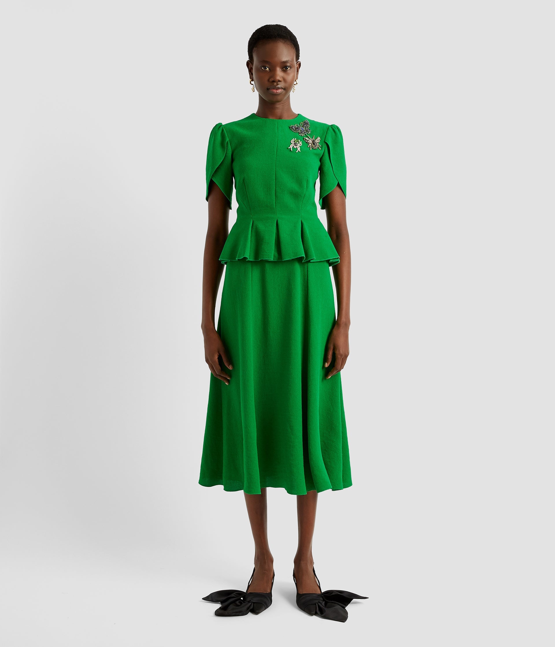 PEPLUM MIDI DRESS - 2