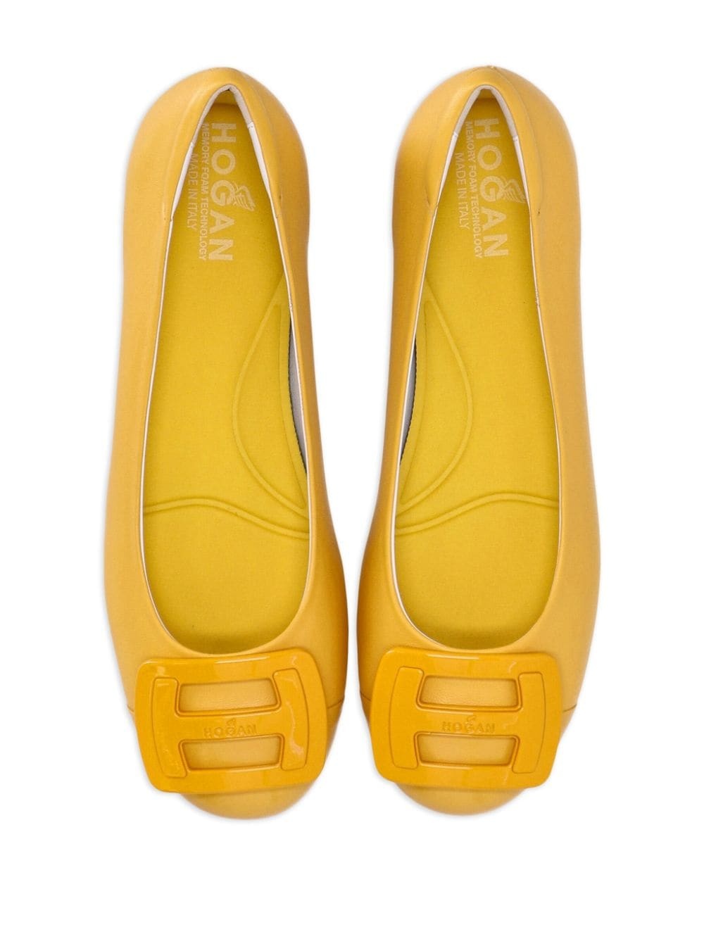 H661 patent-leather ballerina shoes - 4
