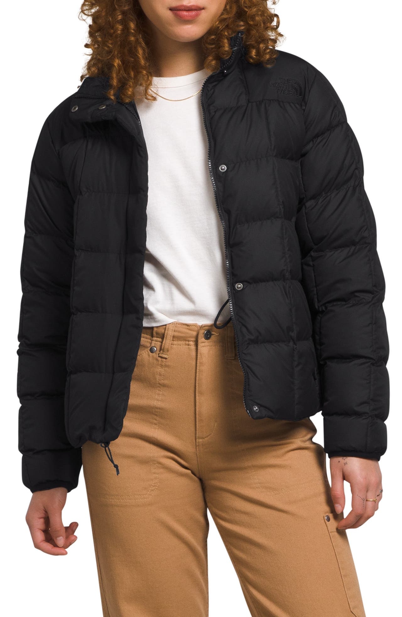 The North Face Lhotse Reversible Water Repellent Thermoball™ Jacket in Tnf Black at Nordstrom - 1