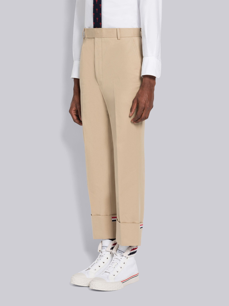 Thom Browne Stripe Twill Belt Loop Straight Leg Trouser outlook