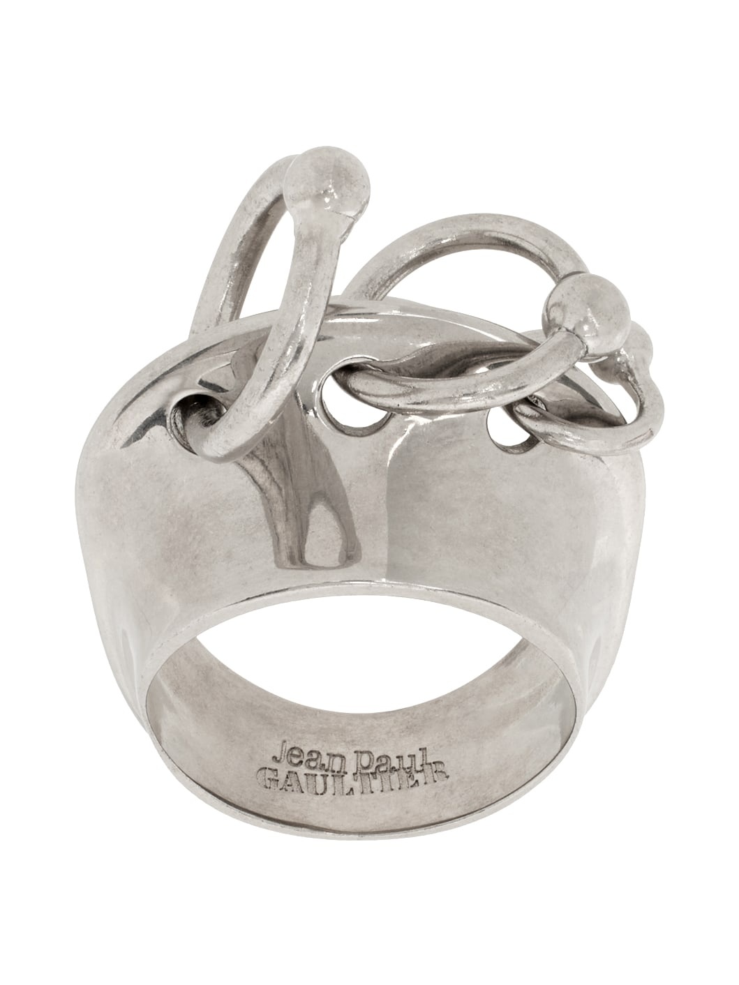 Silver Multiple Loops Ring - 1