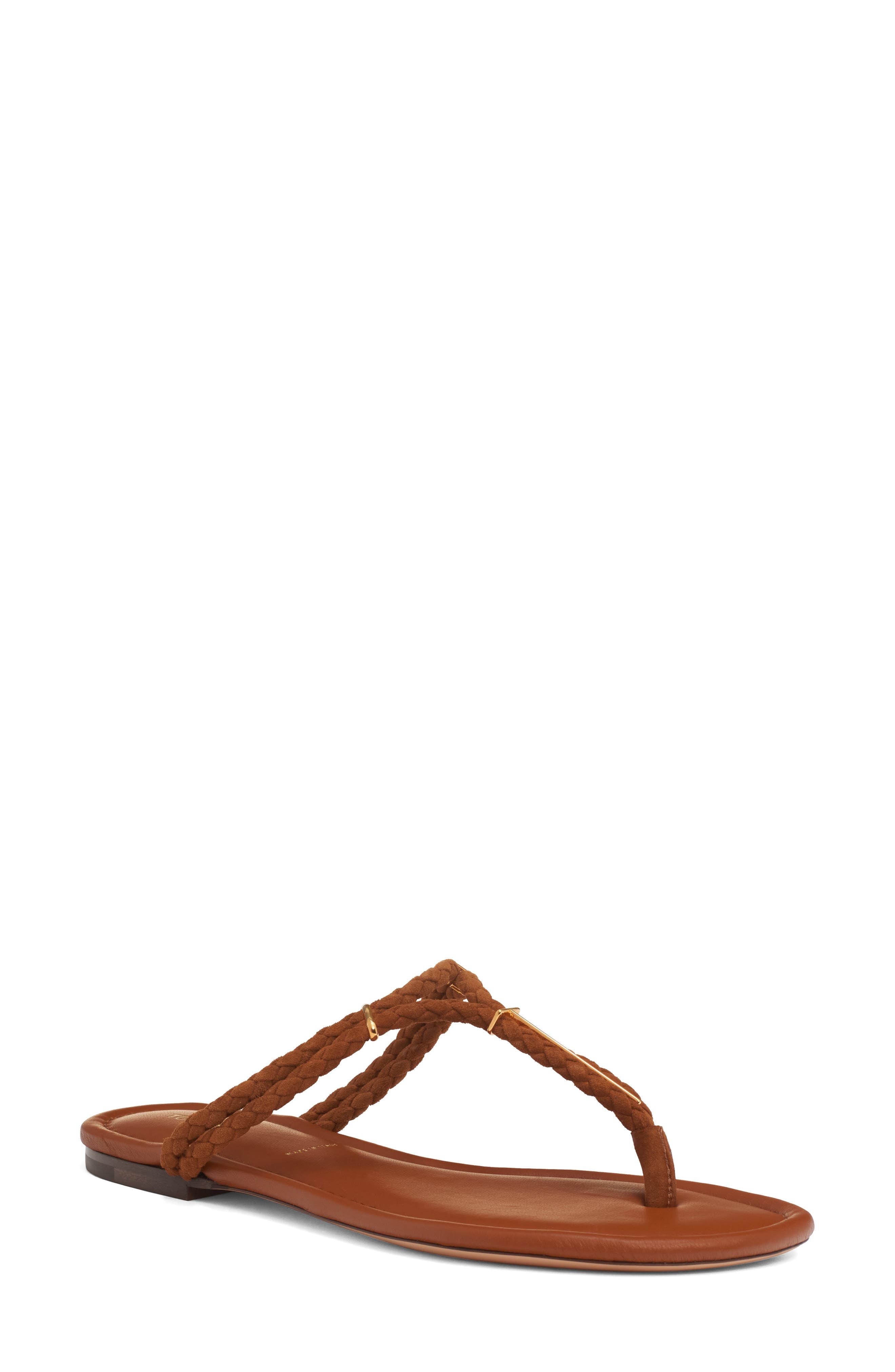 TOM FORD Lily Flip Flop in 1B054 Pecan at Nordstrom - 1