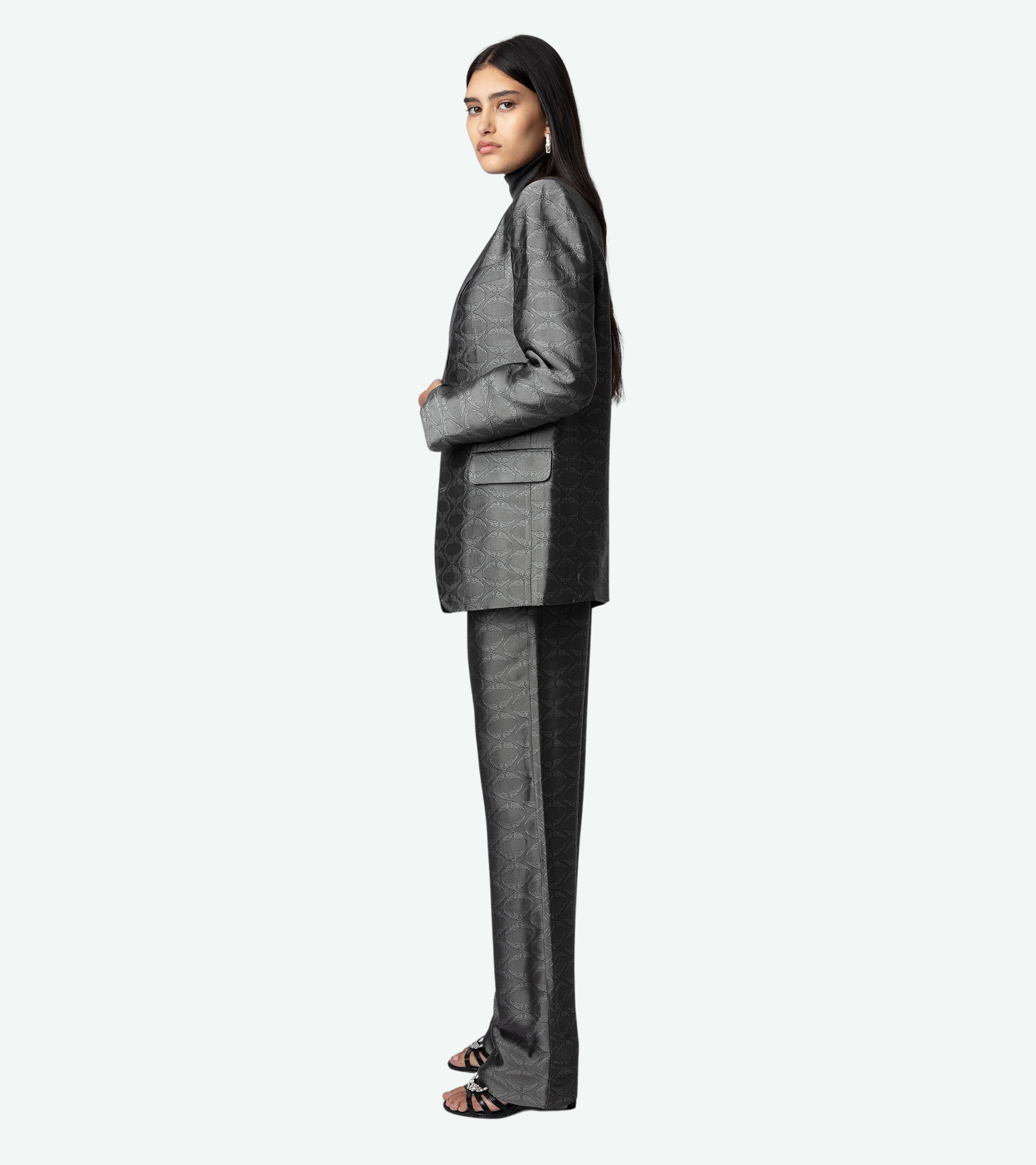 Vegy Jacquard Blazer - 4