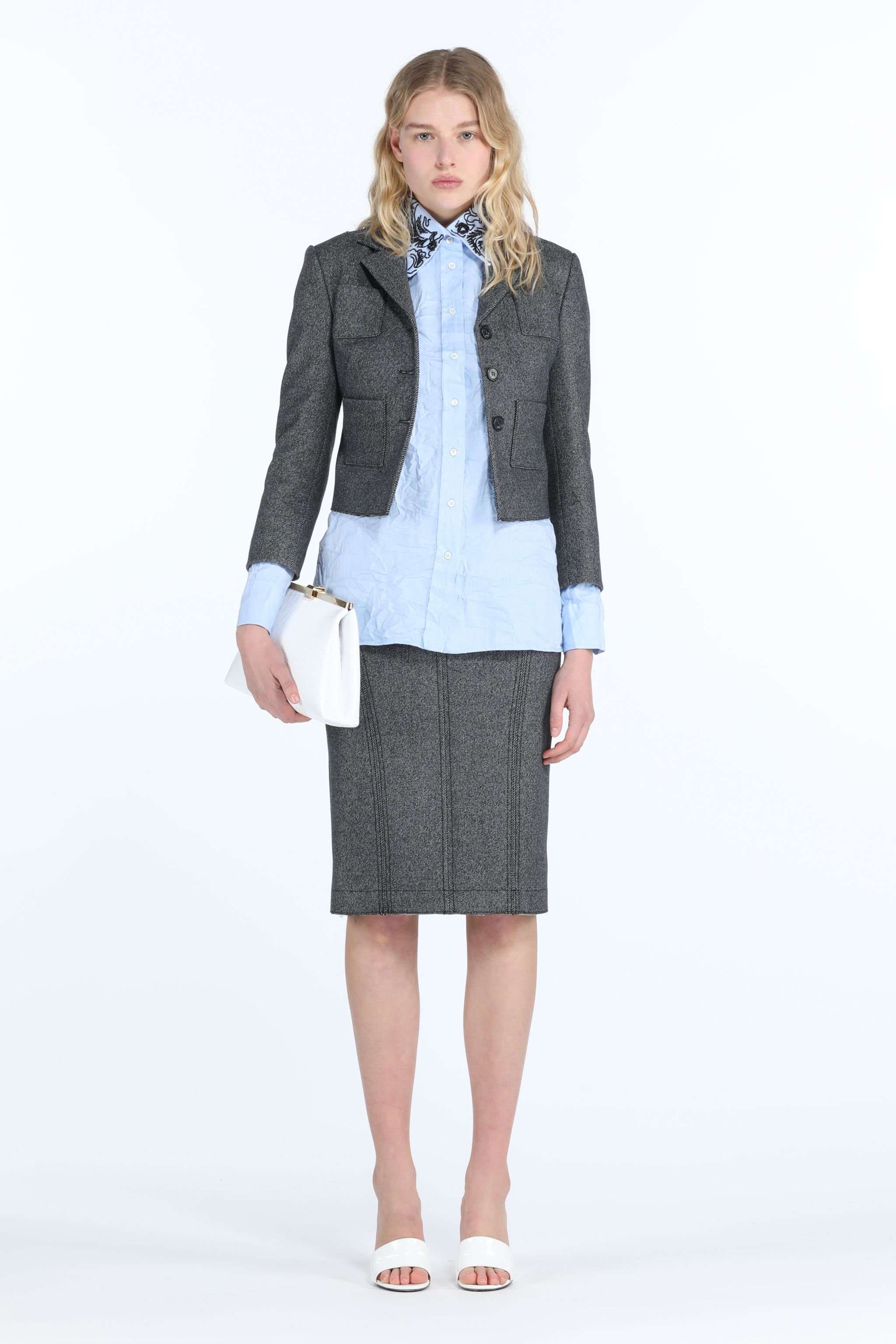 TAILORED PENCIL SKIRT - 4