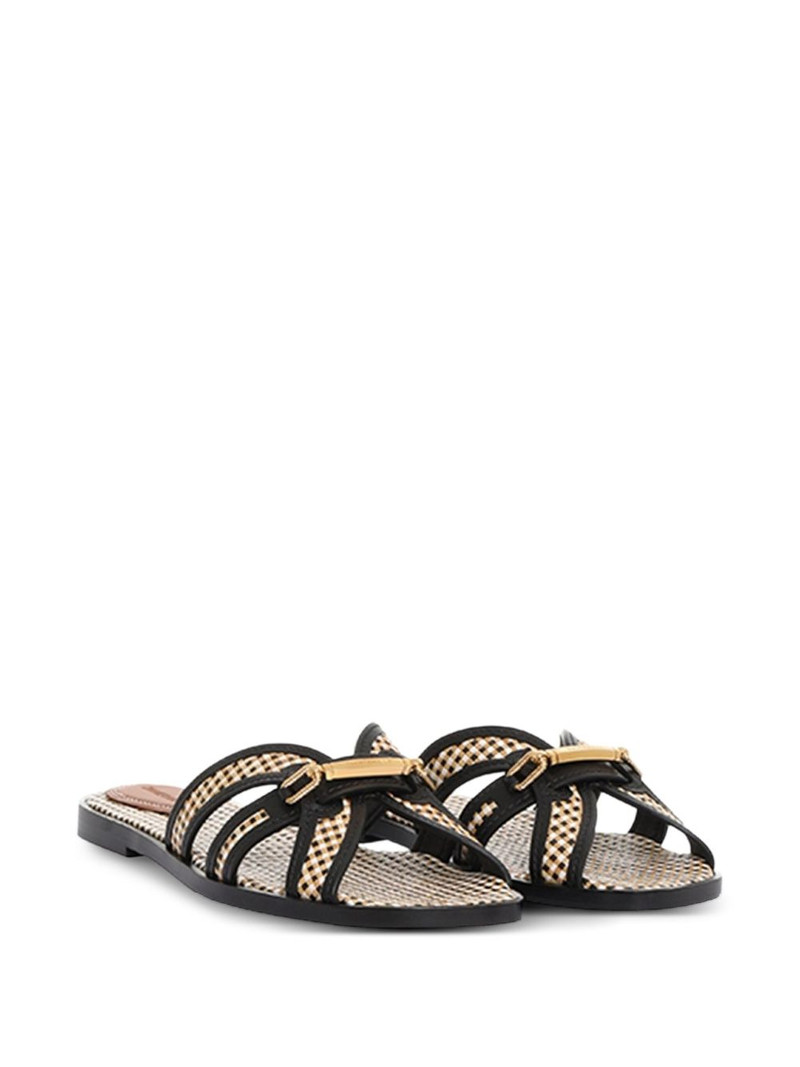 Zimmermann Prisma woven sandals outlook