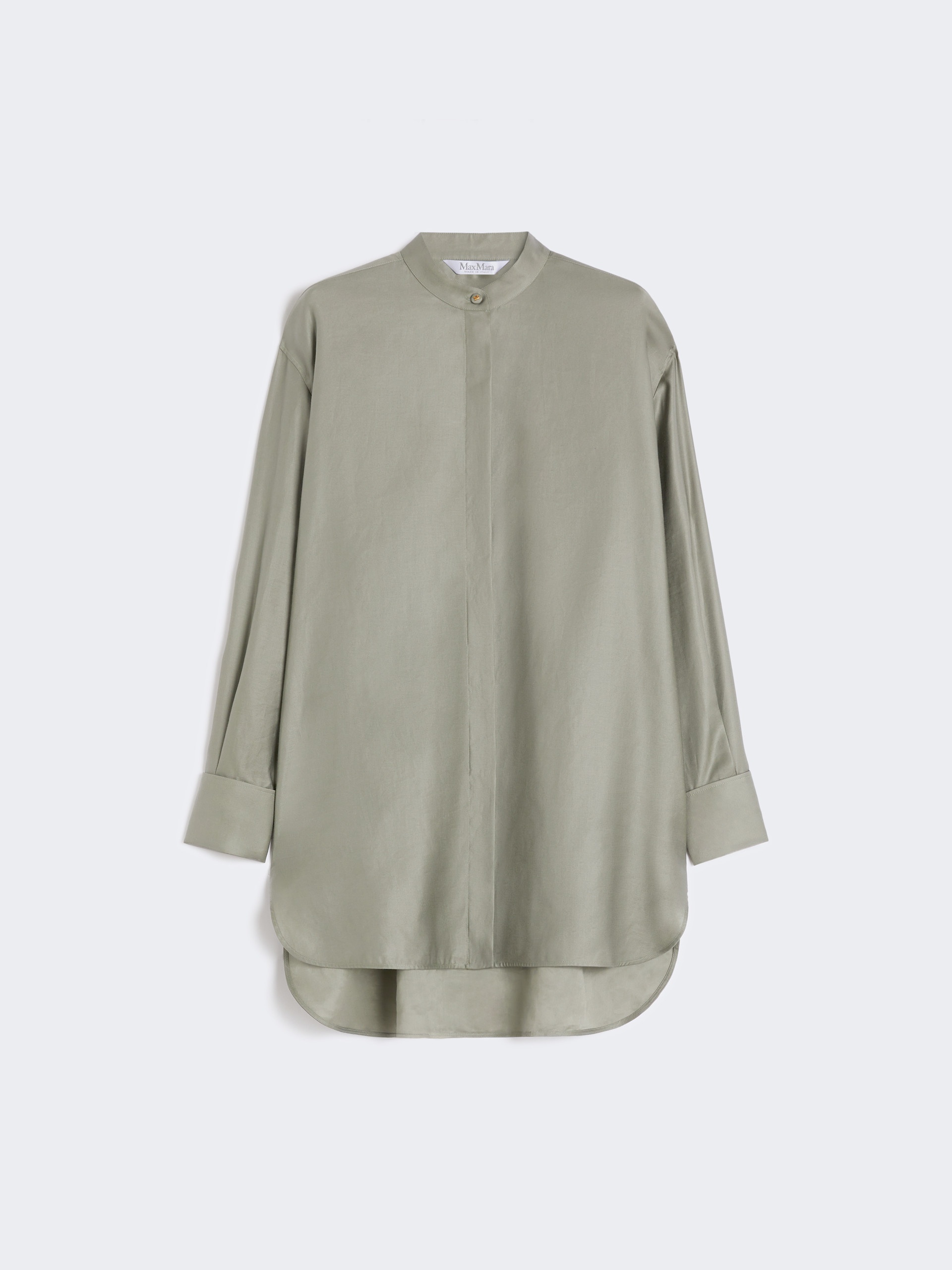 ANTA Oversized cotton satin shirt - 1